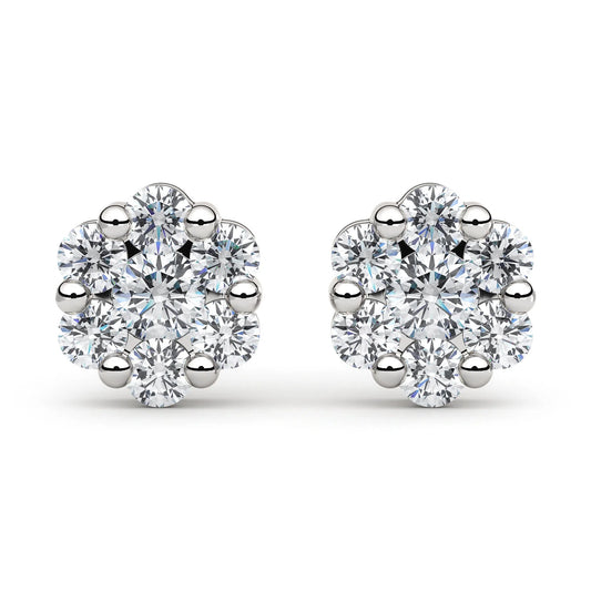 Suokko Timanttikorut -timanttikorvakorut valkokultaa, jossa istutettuna 14 timanttia. Tuotekoodi KE02060DM125