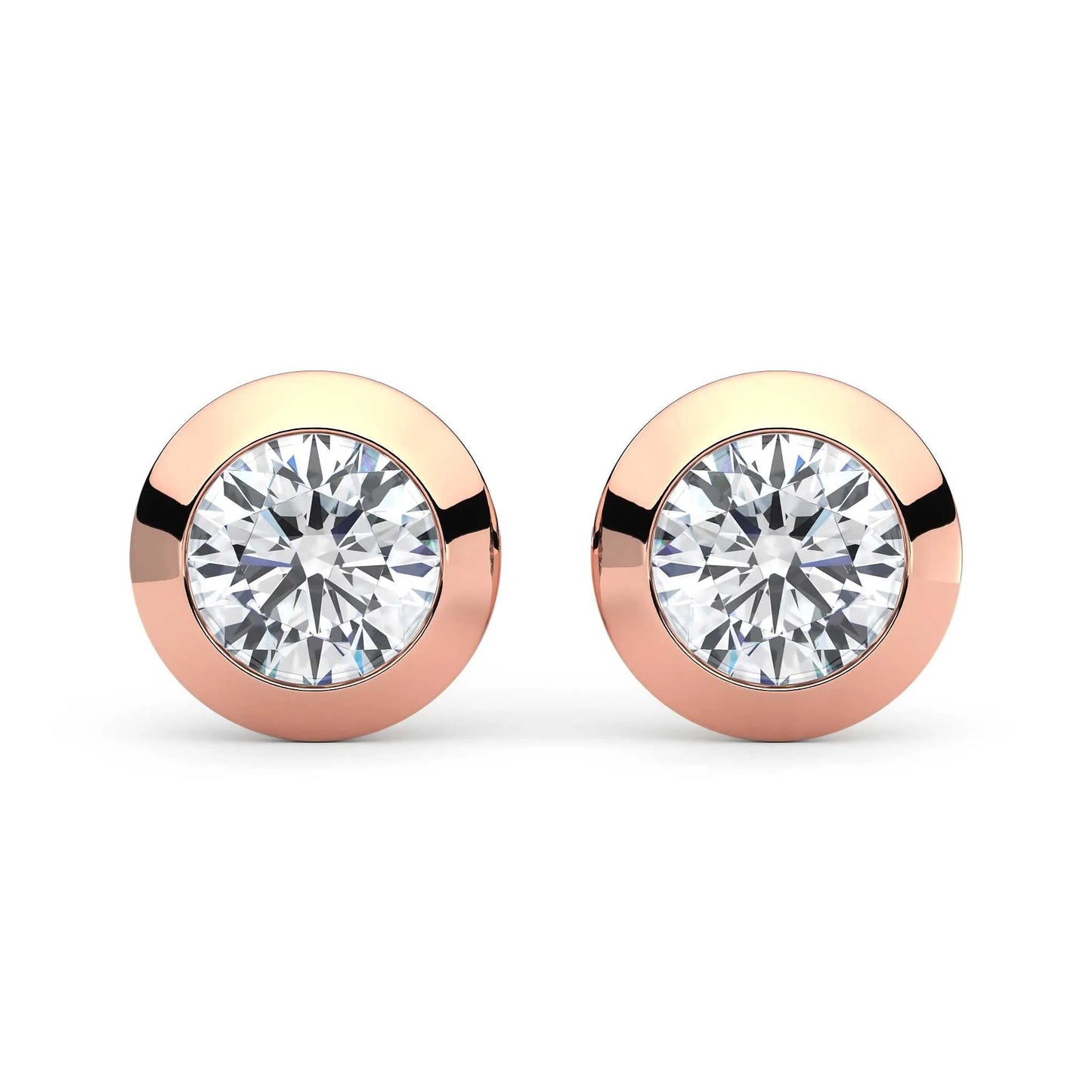 Suokko Timanttikorut -timanttikorvakorut rosakultaa, jossa istutettuna 2 timanttia. Tuotekoodi KE07336BR30