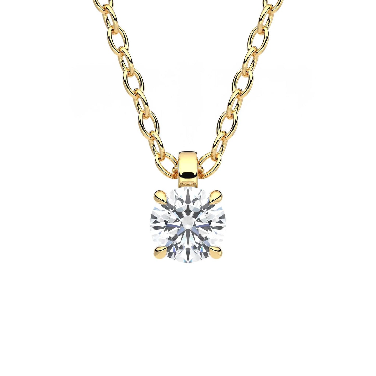 Suokko Timanttikorut -riipus keltakultaa, jossa istutettuna yksi timantti. Tuotekoodi KP09674BR15A