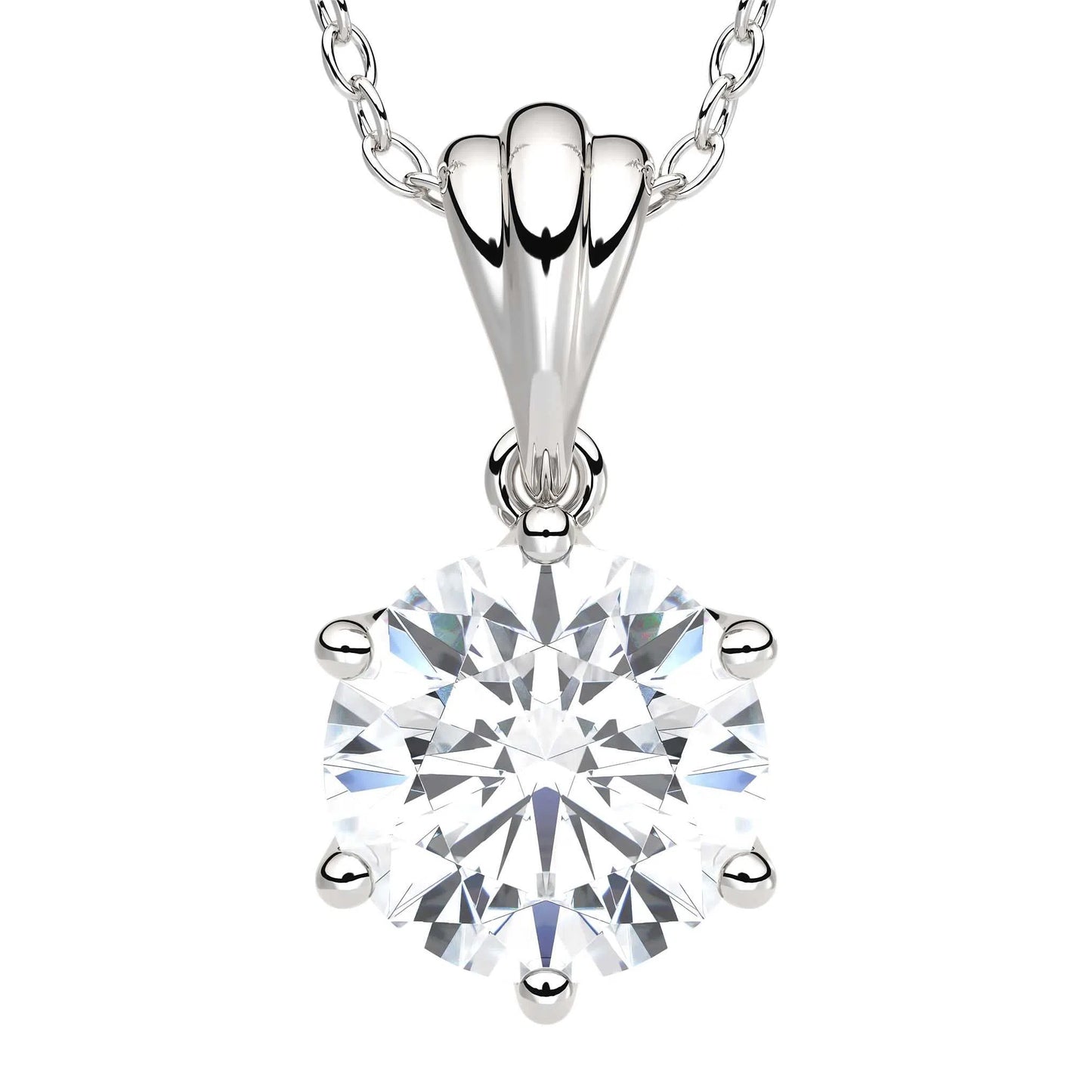 Suokko Timanttikorut -riipus valkokultaa, jossa istutettuna yksi timantti. Tuotekoodi KP09802BR170