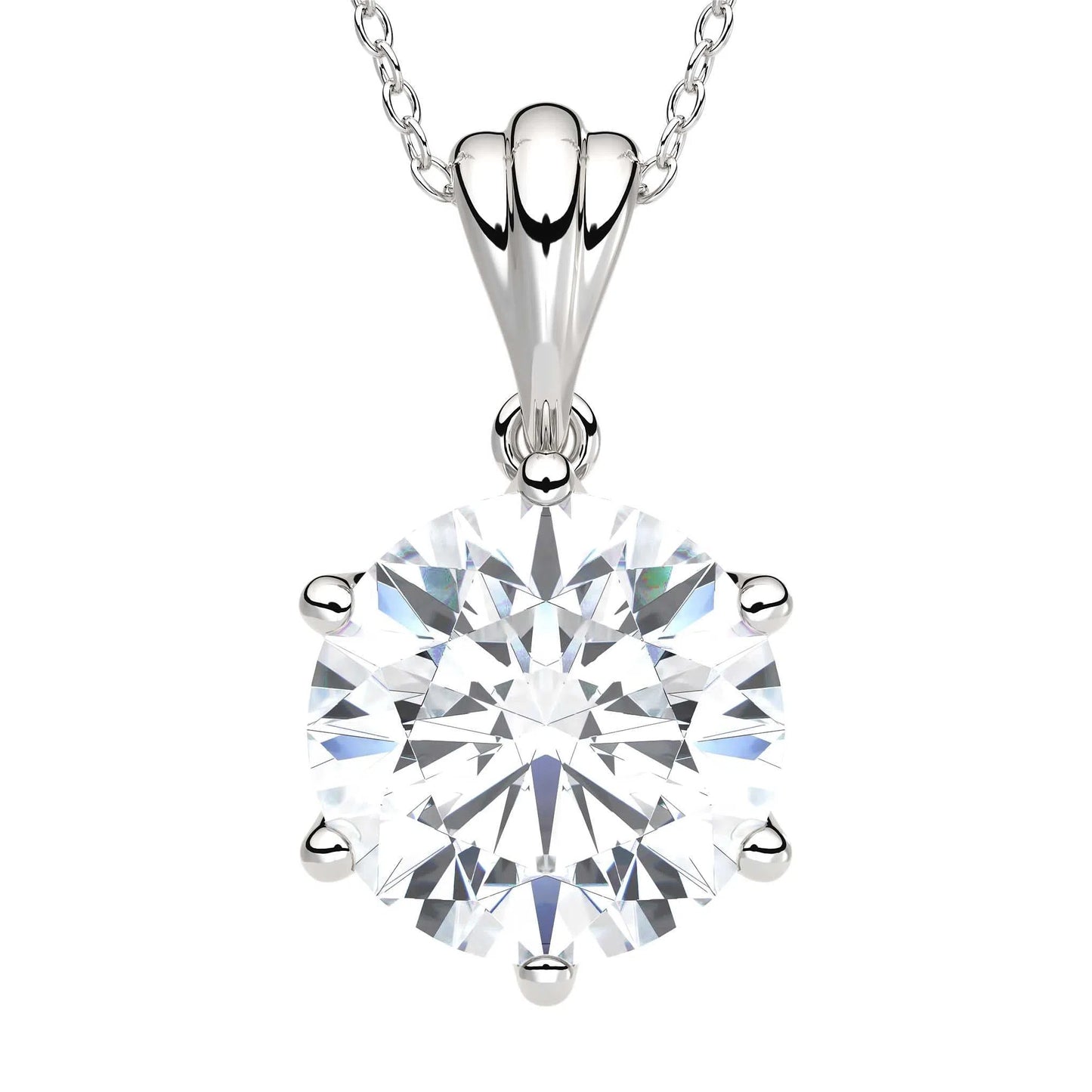 Suokko Timanttikorut -riipus valkokultaa, jossa istutettuna yksi timantti. Tuotekoodi KP09802BR600