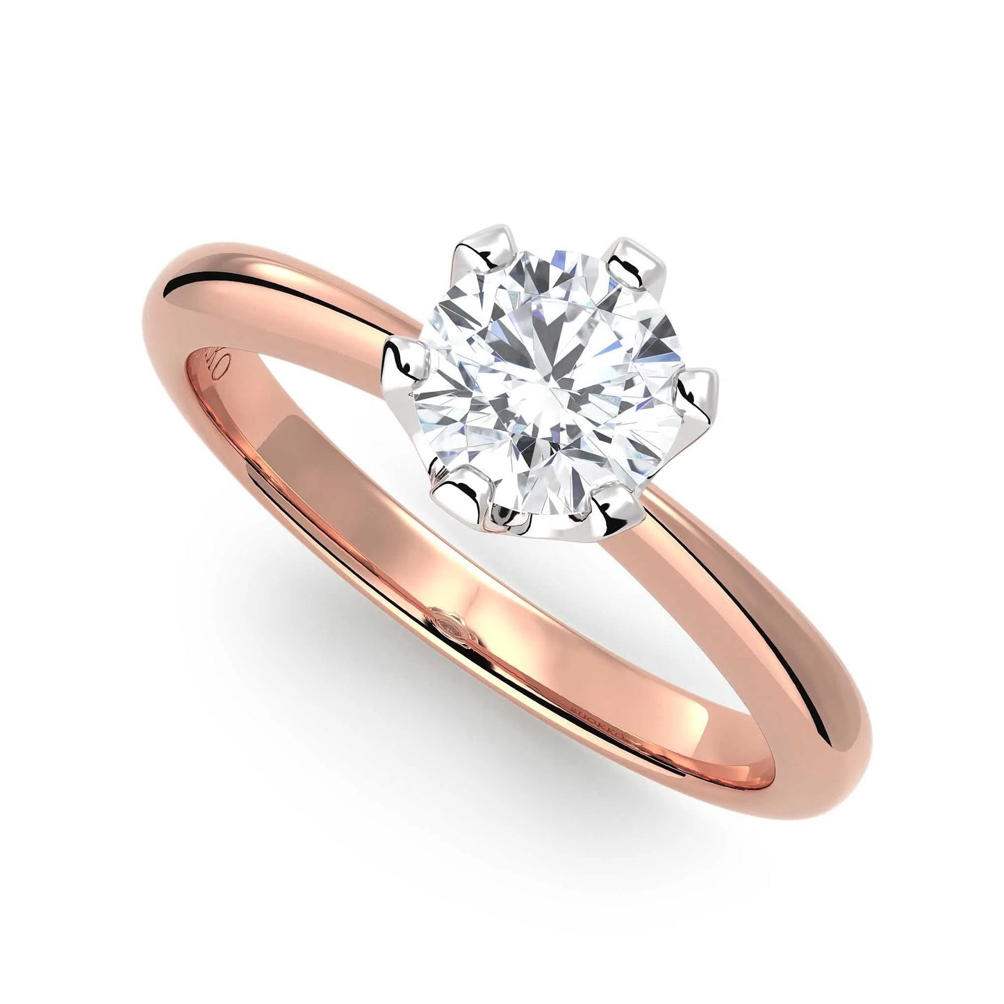 Suokko Timanttikorut -timanttisormus rosakultaa, jossa istutettuna yksi timantti. Tuotekoodi KR04390BR75