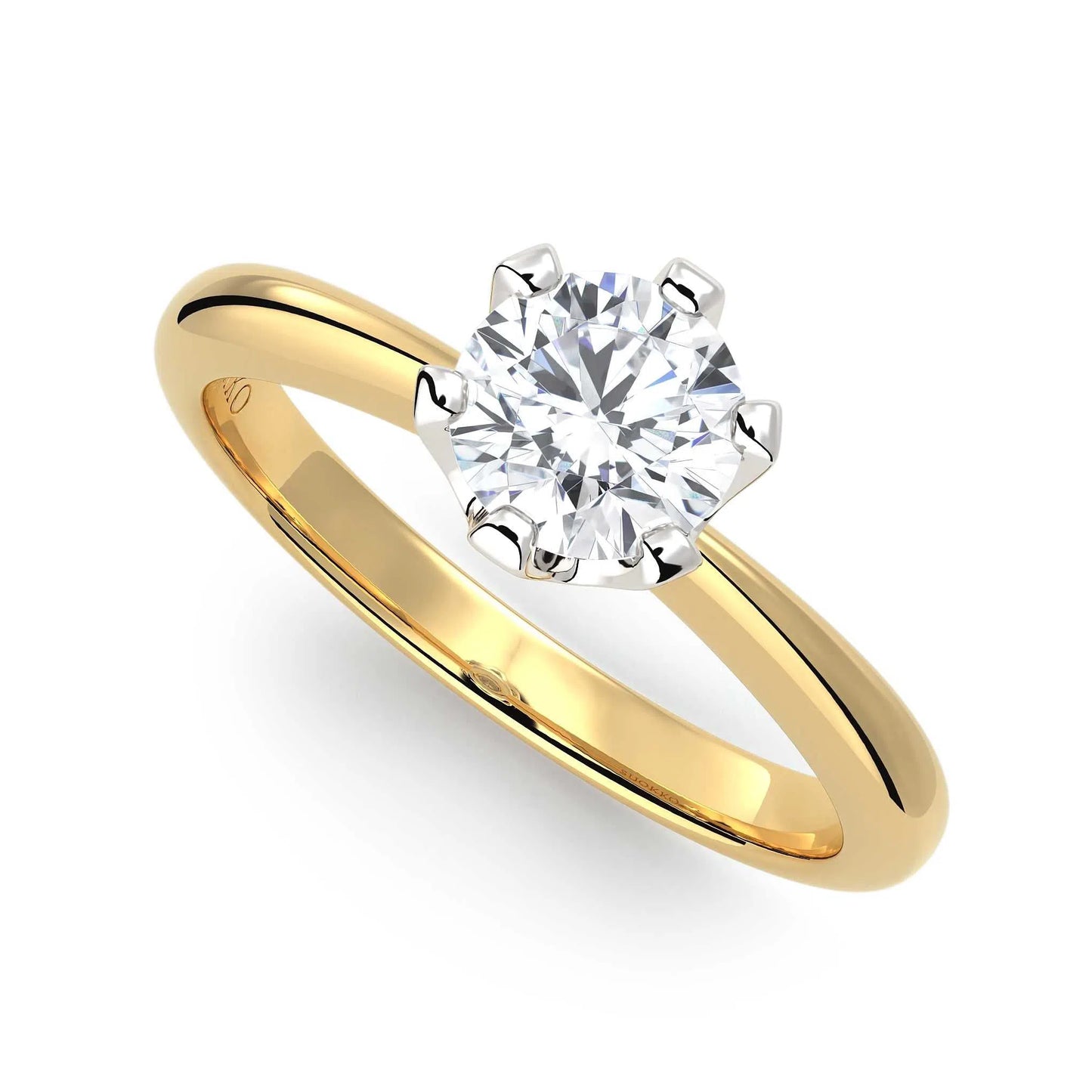 Suokko Timanttikorut -timanttisormus keltakultaa, jossa istutettuna yksi timantti. Tuotekoodi KR04390BR75