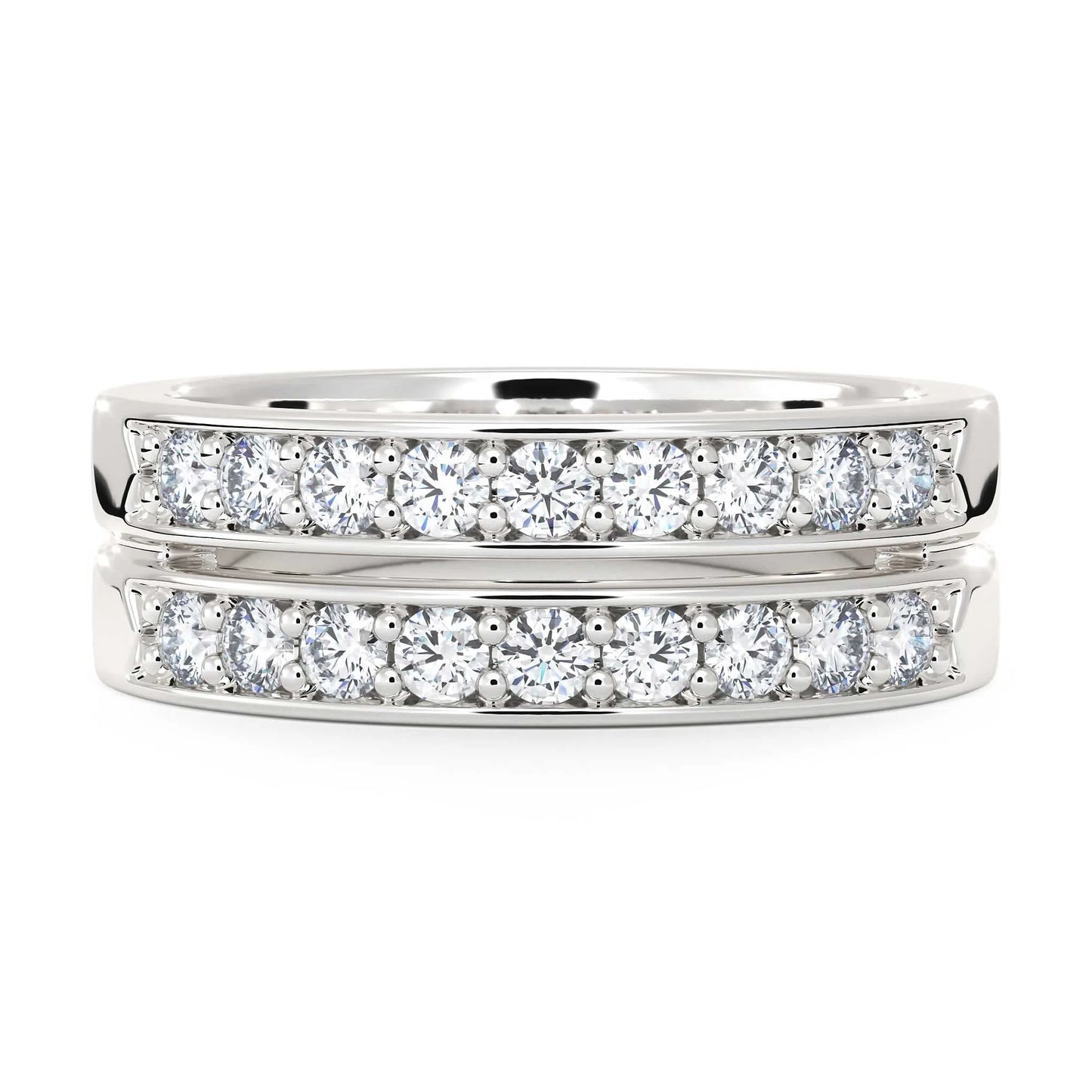 Suokko Timanttikorut -timanttisormus valkokultaa, jossa istutettuna 18 timanttia. Tuotekoodi KR09134