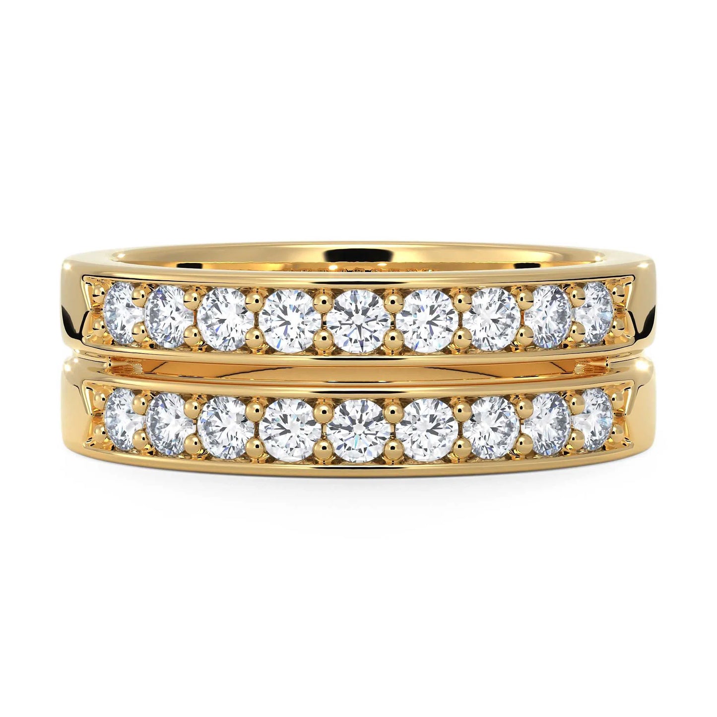 Suokko Timanttikorut -timanttisormus keltakultaa, jossa istutettuna 18 timanttia. Tuotekoodi KR09134