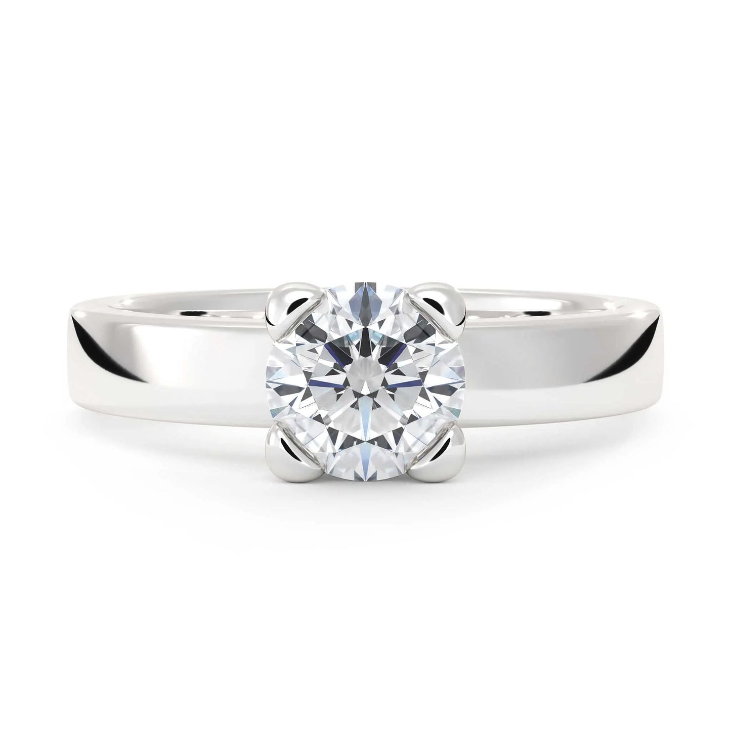 Suokko Timanttikorut -timanttisormus valkokultaa, jossa istutettuna yksi timantti. Tuotekoodi KR09164BR80