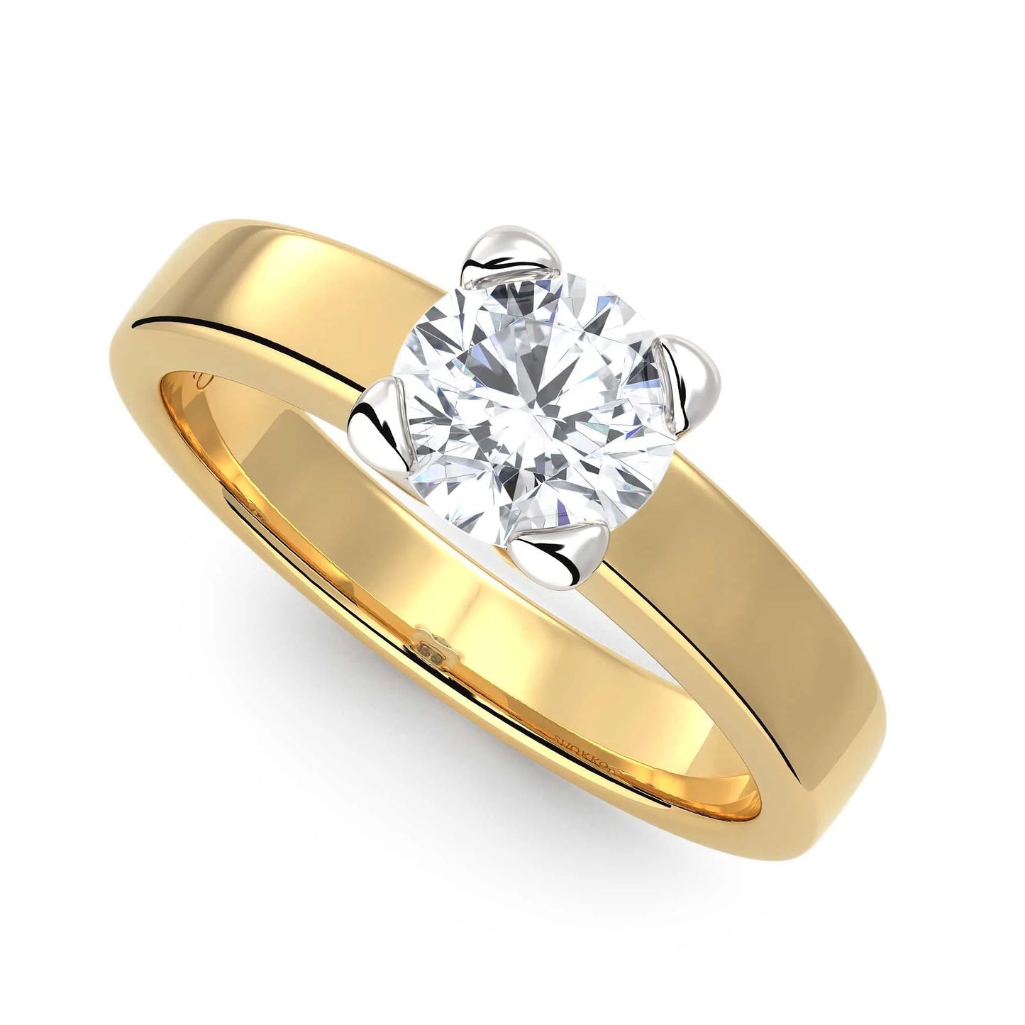 Suokko Timanttikorut -timanttisormus keltakultaa, jossa istutettuna yksi timantti. Tuotekoodi KR09164BR80