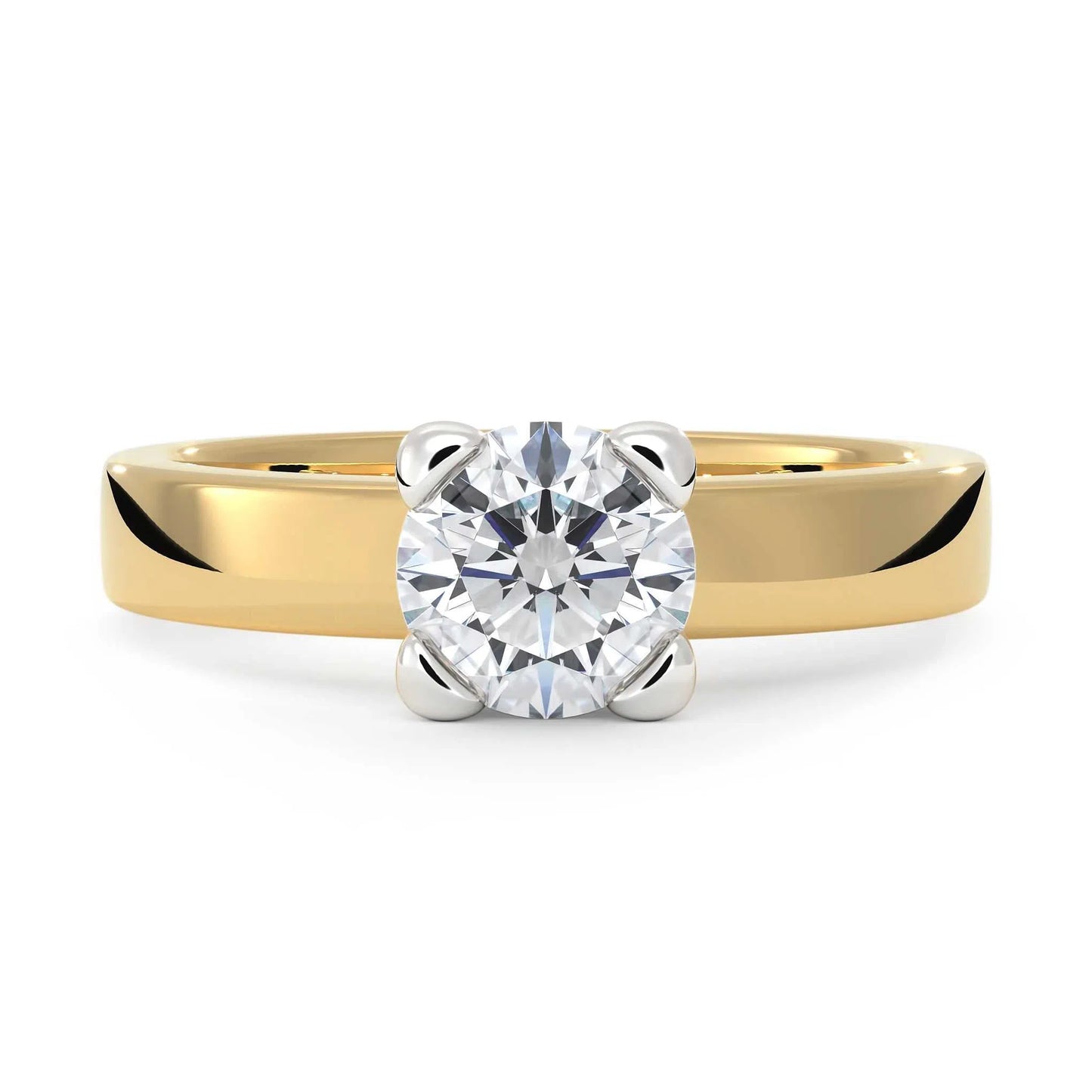 Suokko Timanttikorut -timanttisormus keltakultaa, jossa istutettuna yksi timantti. Tuotekoodi KR09164BR80