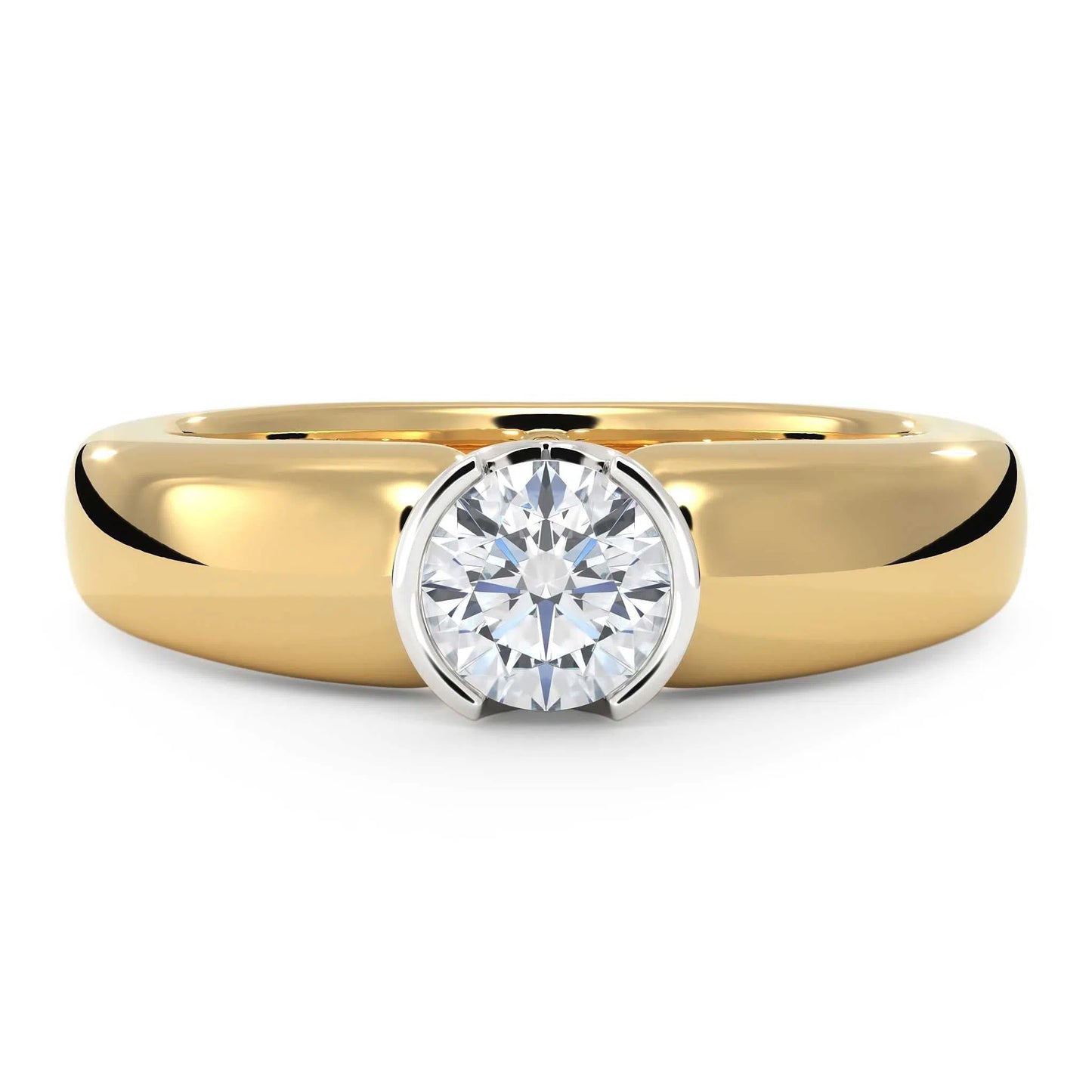 Suokko Timanttikorut -timanttisormus keltakultaa, jossa istutettuna yksi timantti. Tuotekoodi KR09166BR45