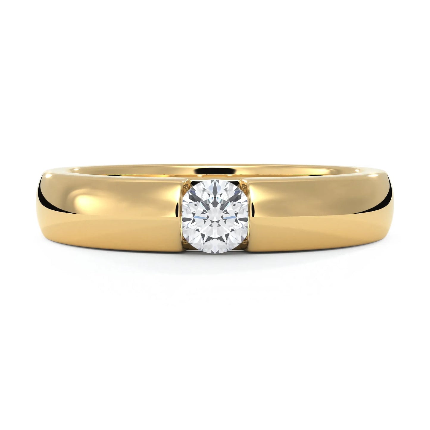 Suokko Timanttikorut -timanttisormus keltakultaa, jossa istutettuna yksi timantti. Tuotekoodi KR09167BR23A