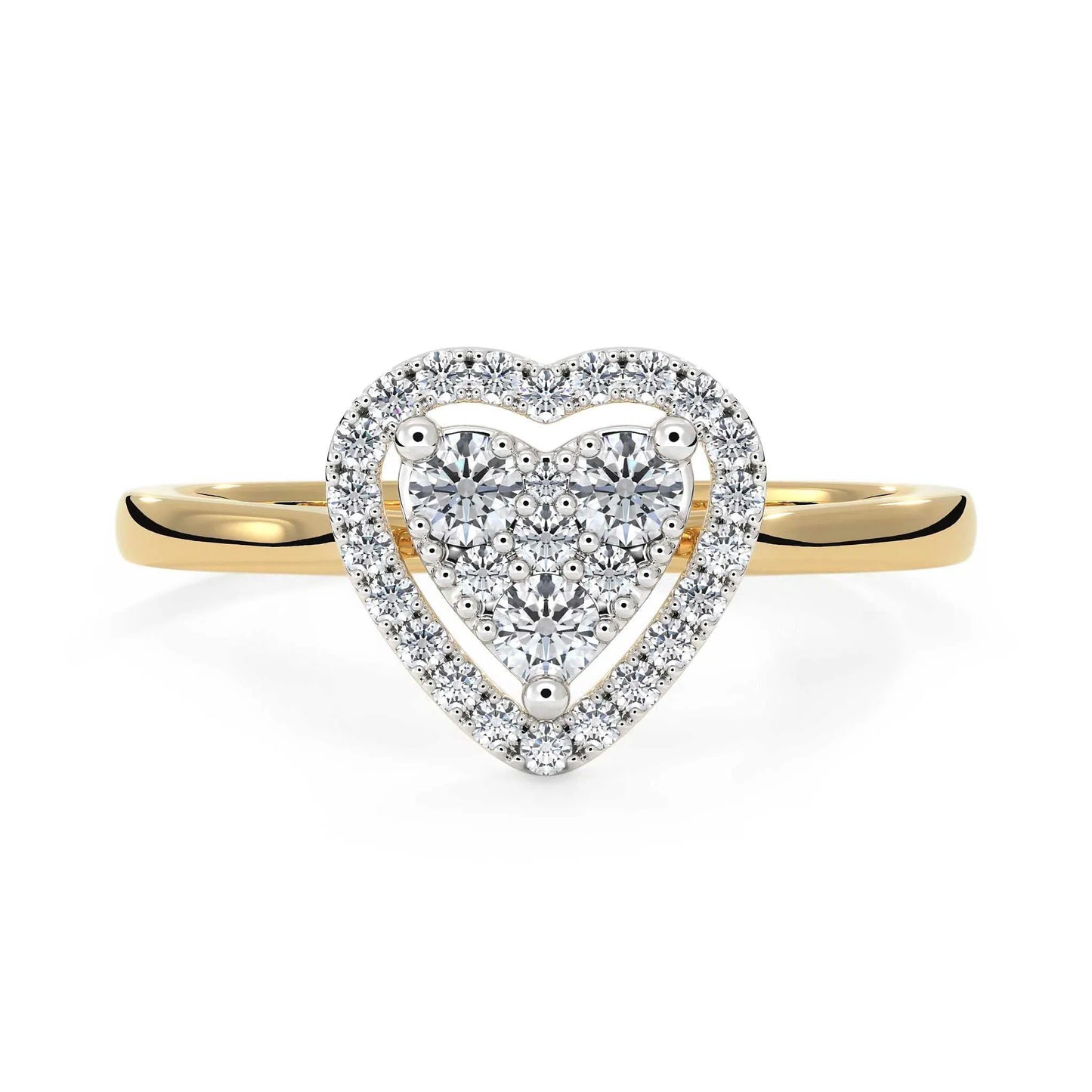 Suokko Timanttikorut -timanttisormus keltakultaa, jossa istutettuna 29 timanttia. Tuotekoodi KR11562