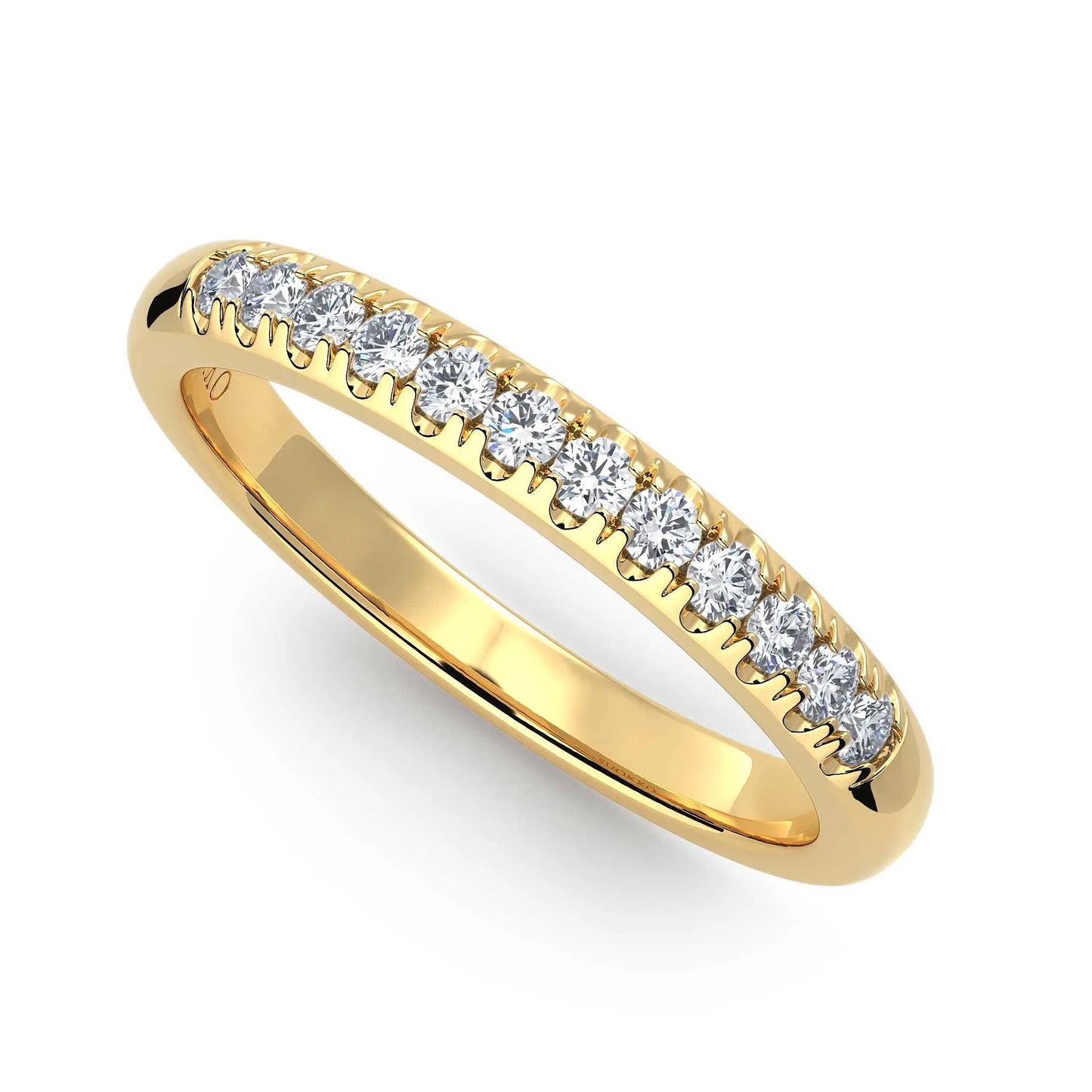 Suokko Timanttikorut -timanttisormus keltakultaa, jossa istutettuna 12 timanttia. Tuotekoodi KR14168B50A1