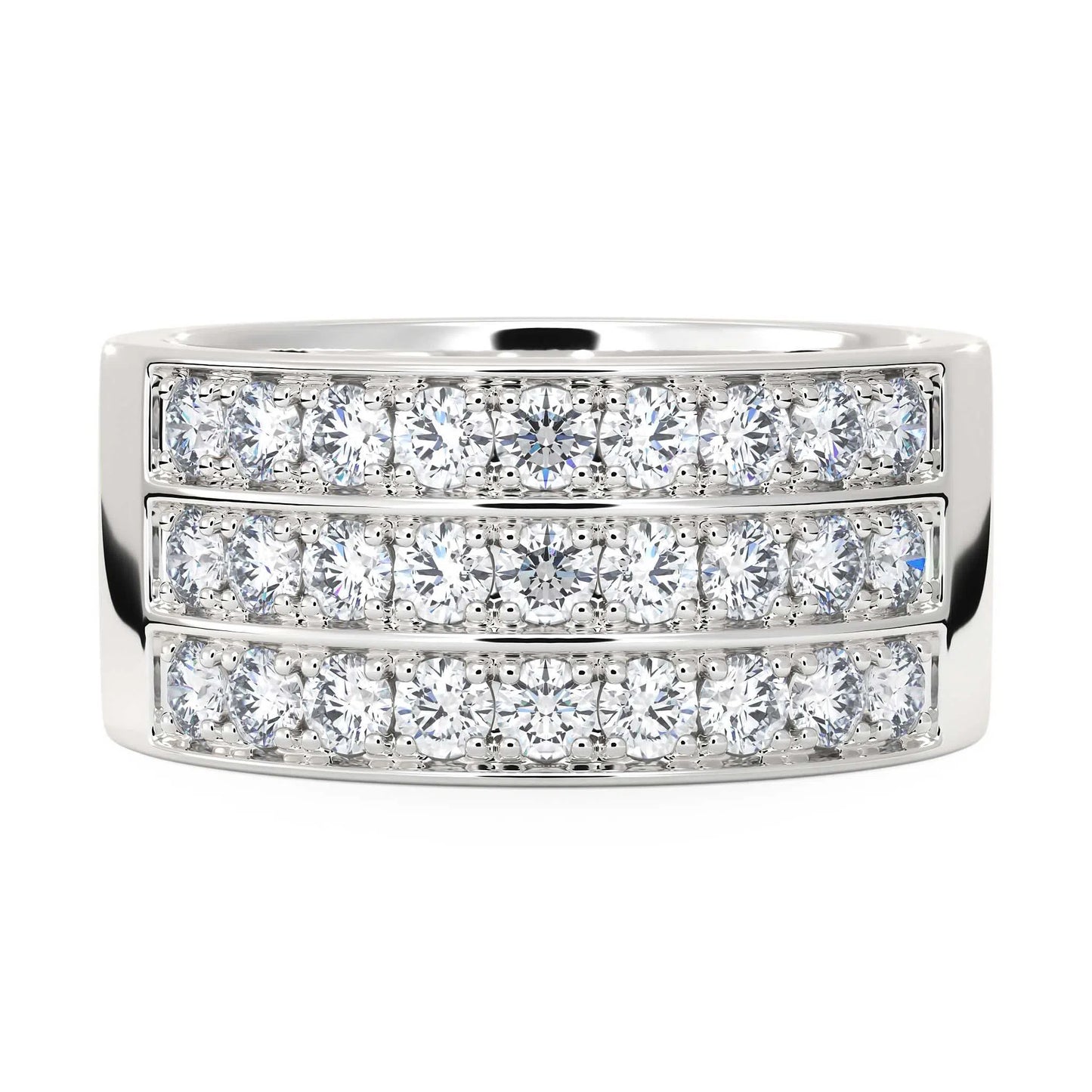 Suokko Timanttikorut -timanttisormus valkokultaa, jossa istutettuna 27 timanttia. Tuotekoodi KR18493