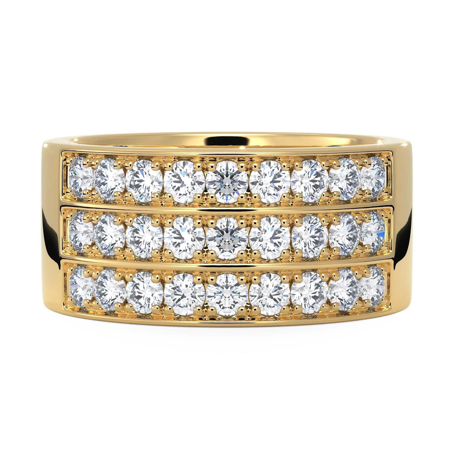 Suokko Timanttikorut -timanttisormus keltakultaa, jossa istutettuna 27 timanttia. Tuotekoodi KR18493