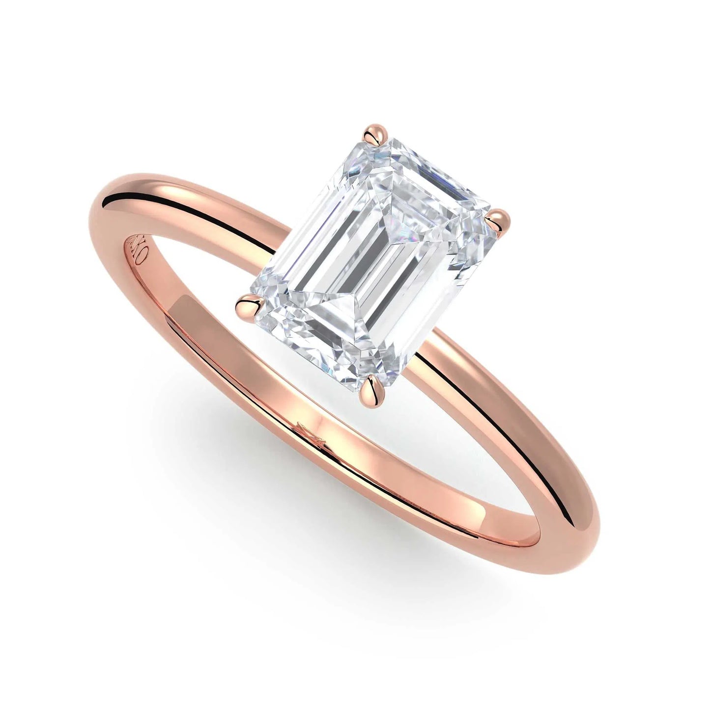 Suokko Timanttikorut -timanttisormus rosakultaa, jossa istutettuna yksi timantti. Tuotekoodi KR19040EC100