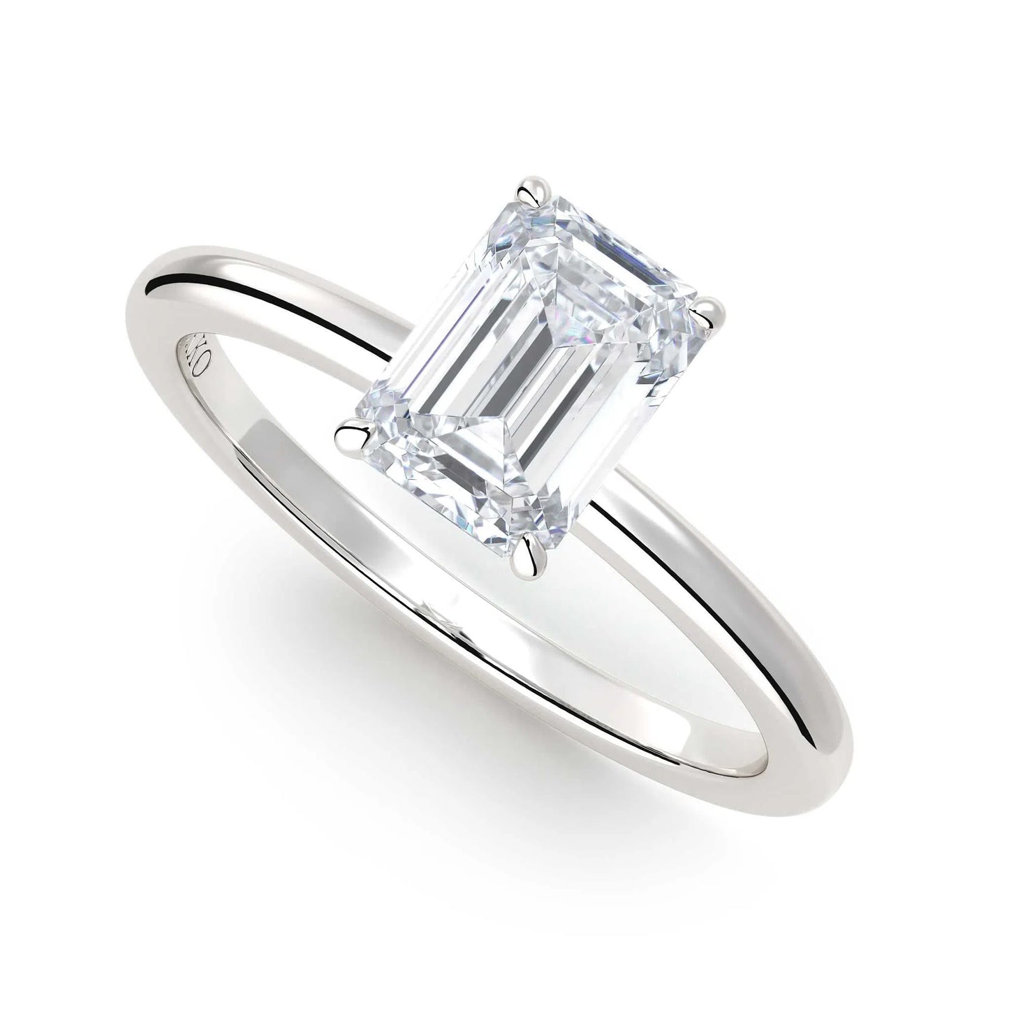 Suokko Timanttikorut -timanttisormus valkokultaa, jossa istutettuna yksi timantti. Tuotekoodi KR19040EC100