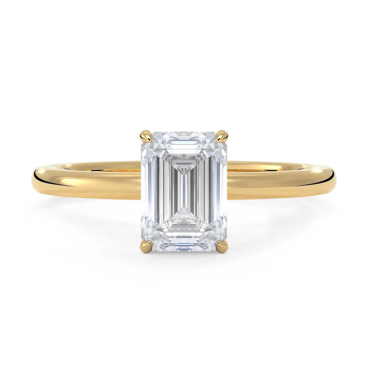 Suokko Timanttikorut -timanttisormus keltakultaa, jossa istutettuna yksi timantti. Tuotekoodi KR19040EC100