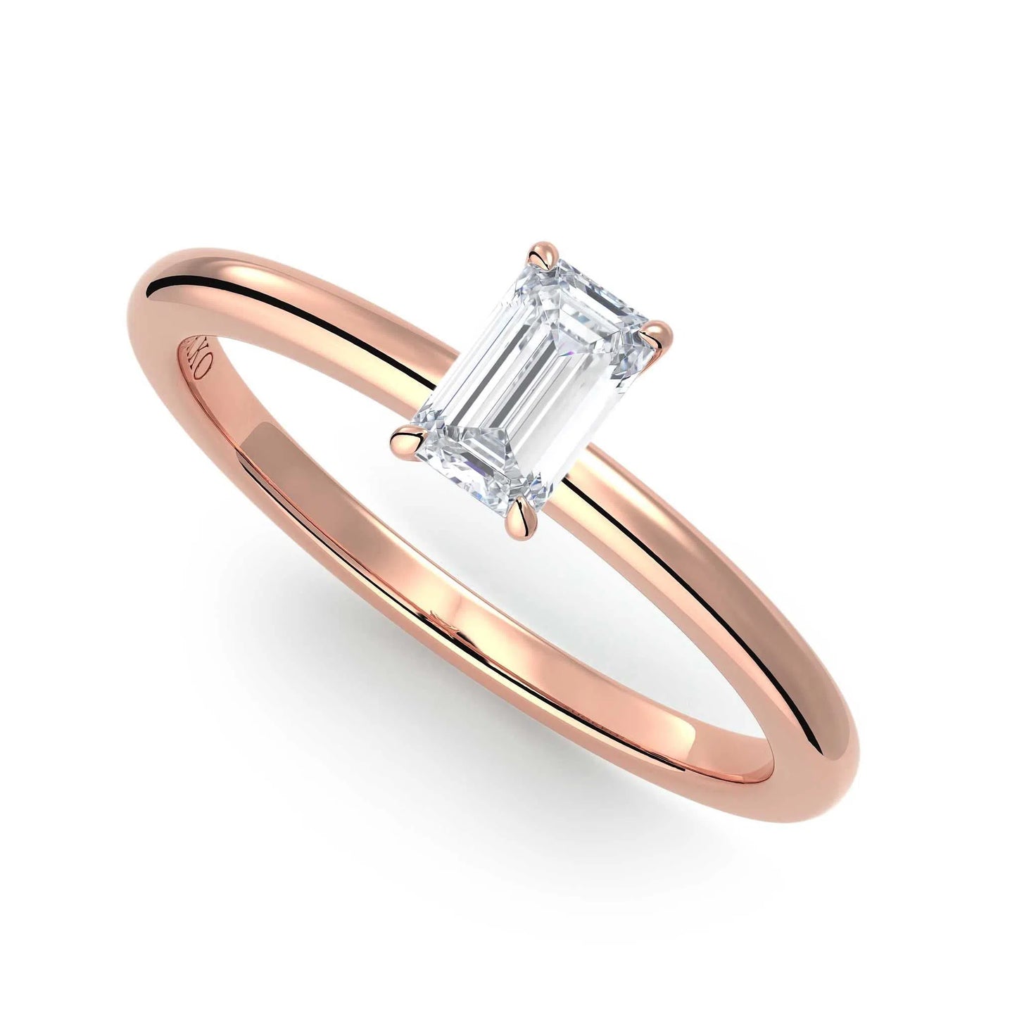 Suokko Timanttikorut -timanttisormus rosakultaa, jossa istutettuna yksi timantti. Tuotekoodi KR19040EC30