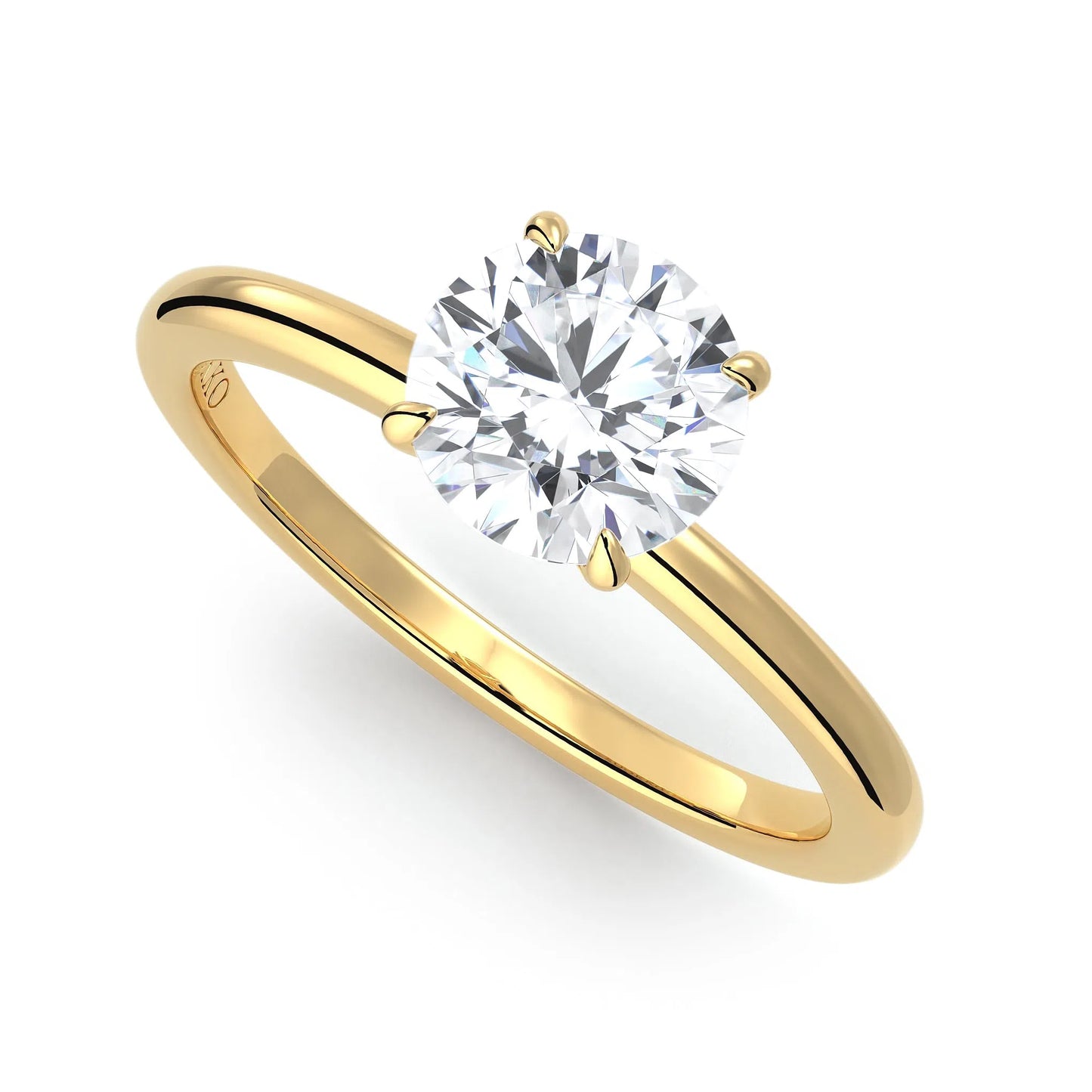 Suokko Timanttikorut -timanttisormus keltakultaa, jossa istutettuna yksi timantti. Tuotekoodi KR19042BR100