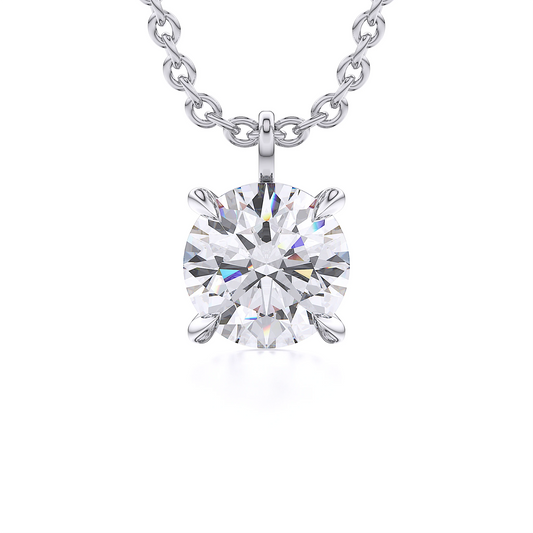 Suokko Timanttikorut -kaulakoru valkokultaa, jossa istutettuna 1 timantti. Tuotekoodi SP078BR40