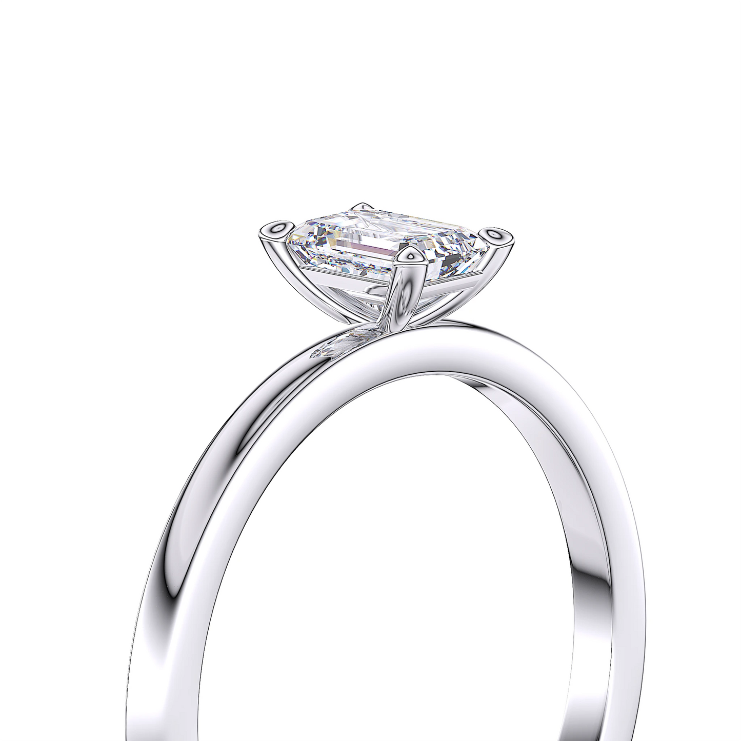 Suokko Timanttikorut -timanttisormus valkokultaa, jossa istutettuna 1 timantti. Tuotekoodi SR005EM50