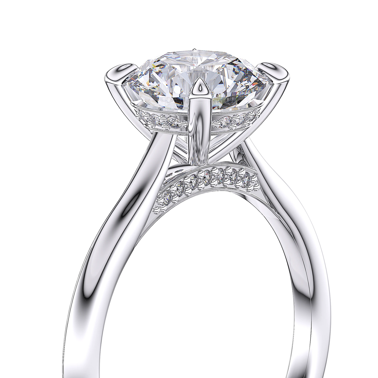 Suokko Timanttikorut -timanttisormus valkokultaa, jossa istutettuna 27 timanttia. Tuotekoodi SR221BR200