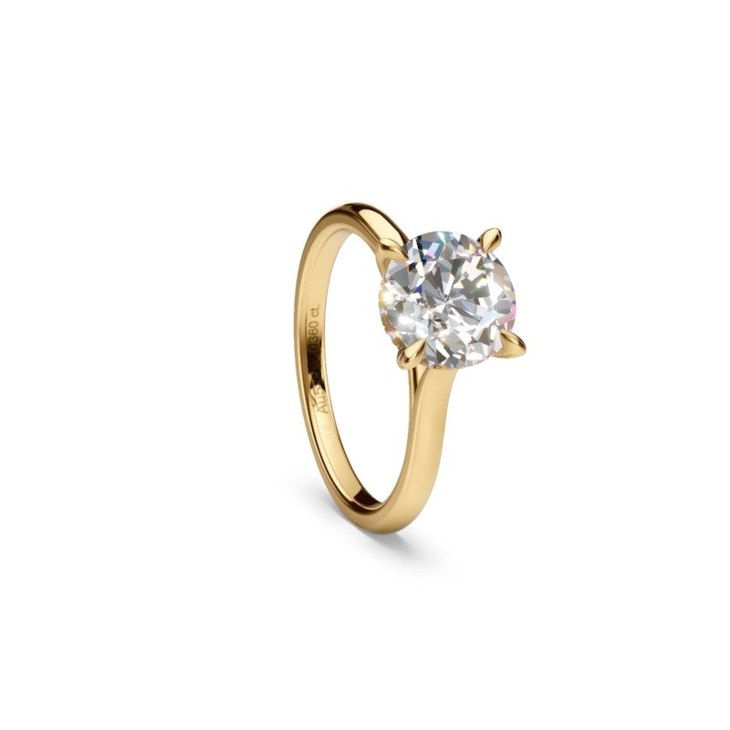 Amanda S A BR200 13 – keltakultainen solitaire-sormus