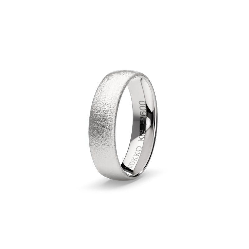 Laine – platinainen sormus, edestä
