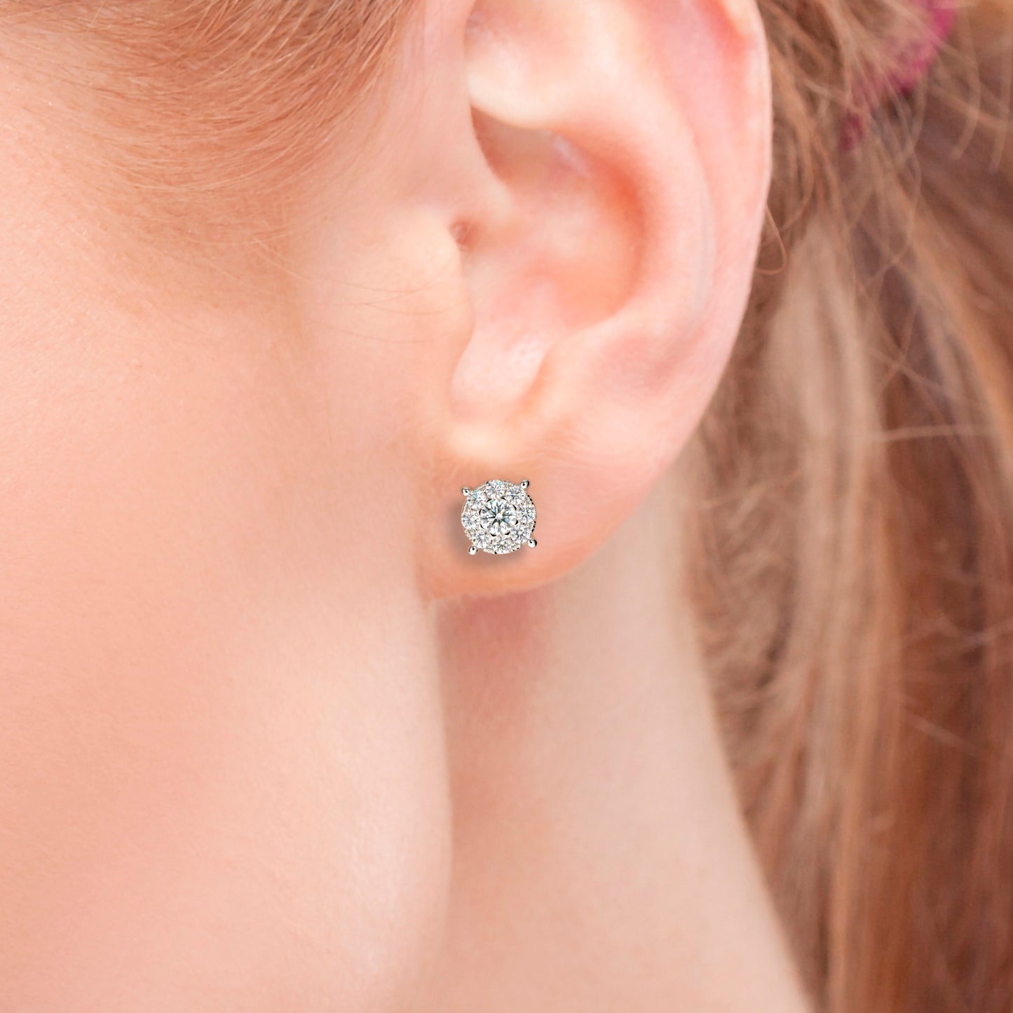 Timanttikorvakorut | 0,42 ct | Suokko Timanttikorut | Emilia K B 18