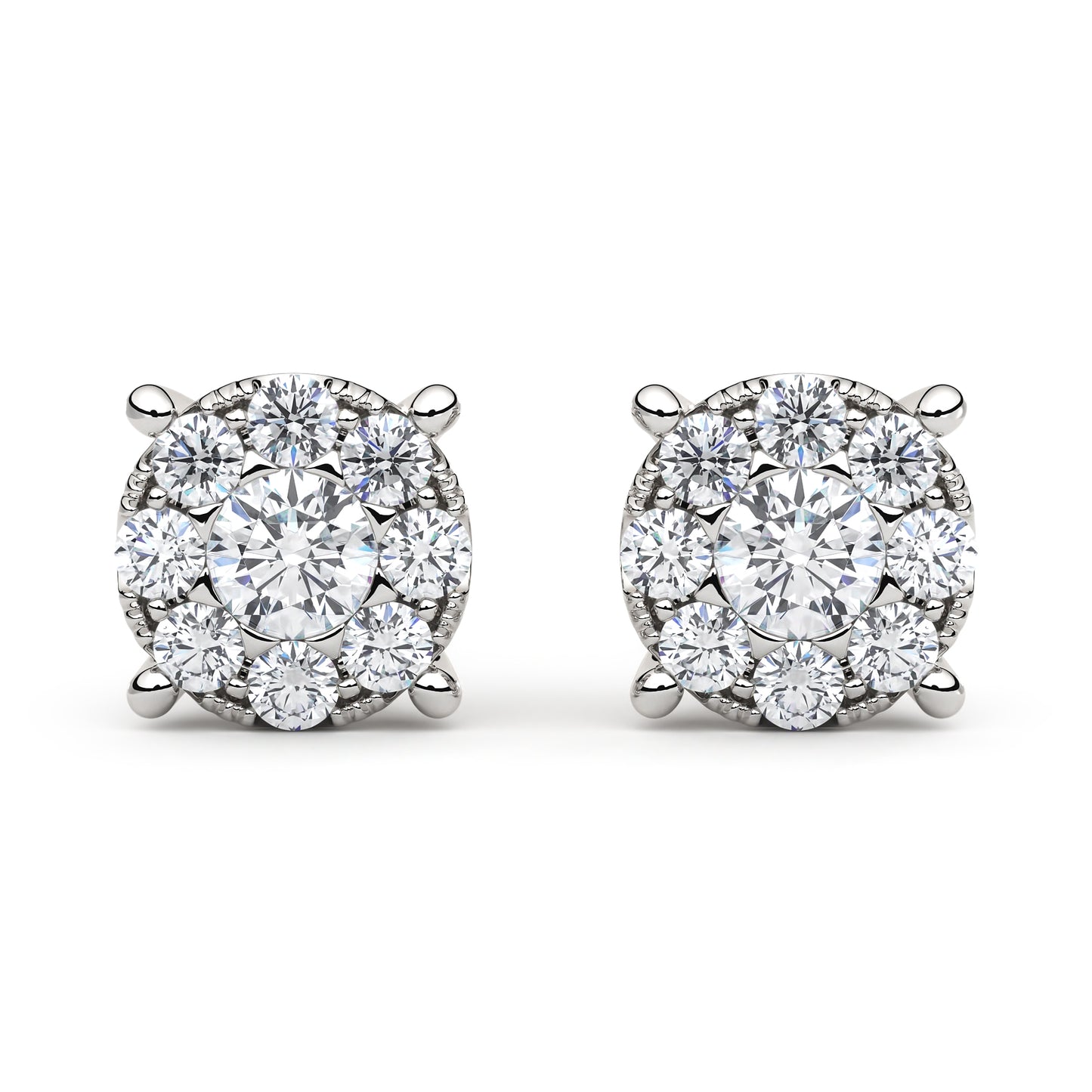 Timanttikorvakorut | 0,42 ct | Suokko Timanttikorut | Emilia K B 18