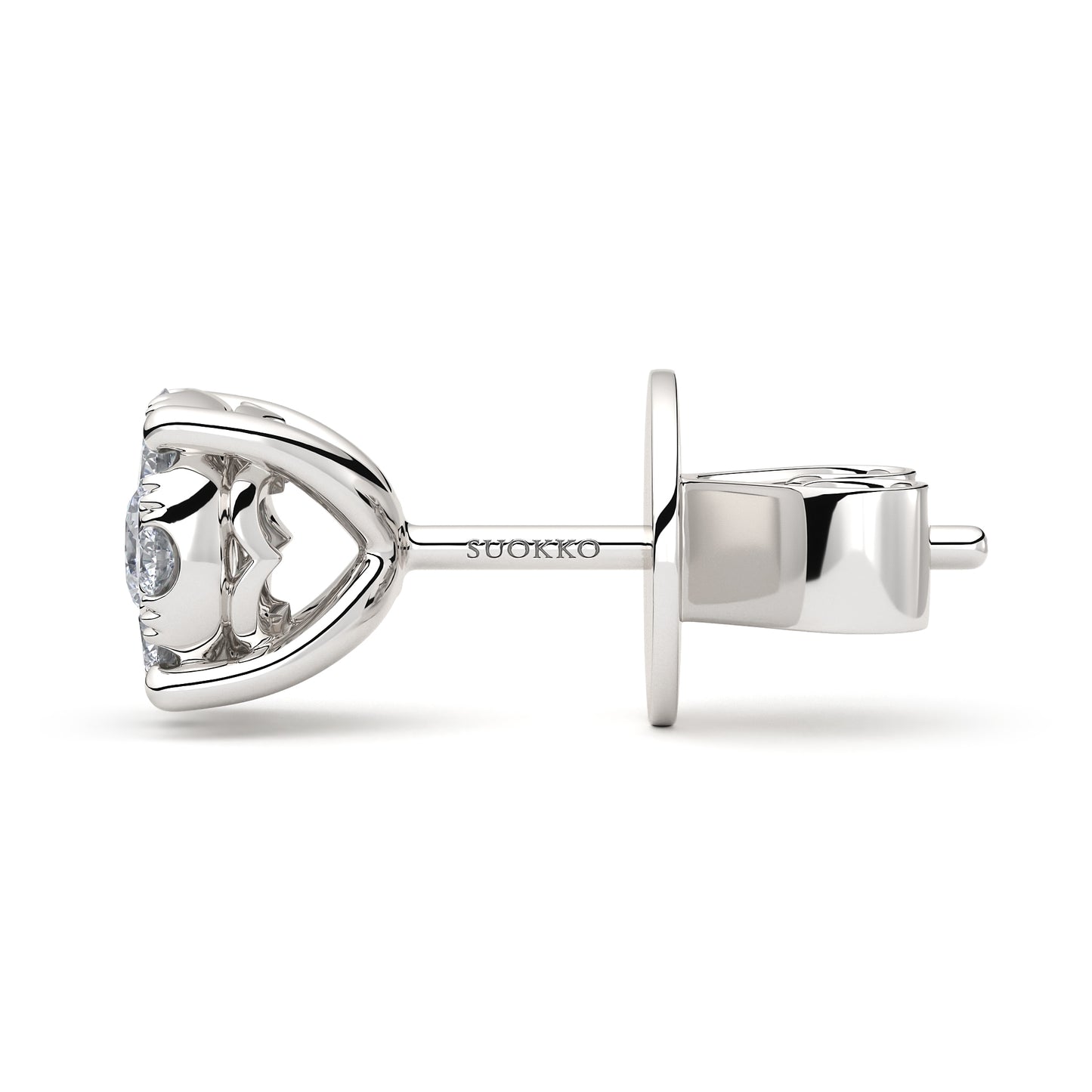 Timanttikorvakorut | 0,42 ct | Suokko Timanttikorut | Emilia K B 18