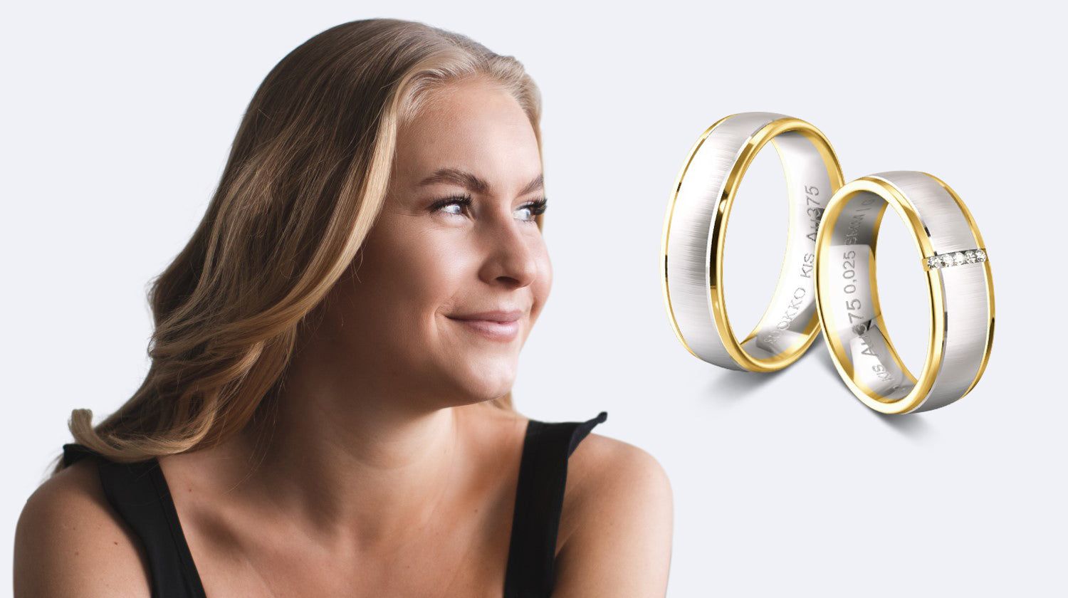 iDesign-sormusparit - Rhea - Suokko