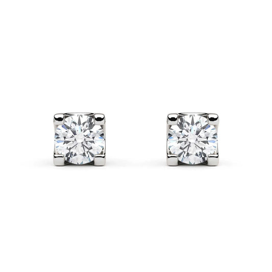 Suokko Timanttikorut -timanttikorvakorut valkokultaa, jossa istutettuna 2 timanttia. Tuotekoodi KE05621A2