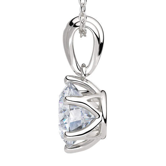 Suokko Timanttikorut -riipus valkokultaa, jossa istutettuna yksi timantti. Tuotekoodi KP09802BR170