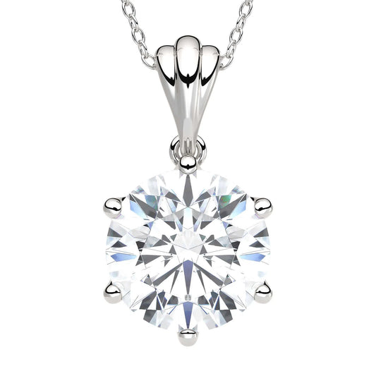 Suokko Timanttikorut -riipus valkokultaa, jossa istutettuna yksi timantti. Tuotekoodi KP09802BR600