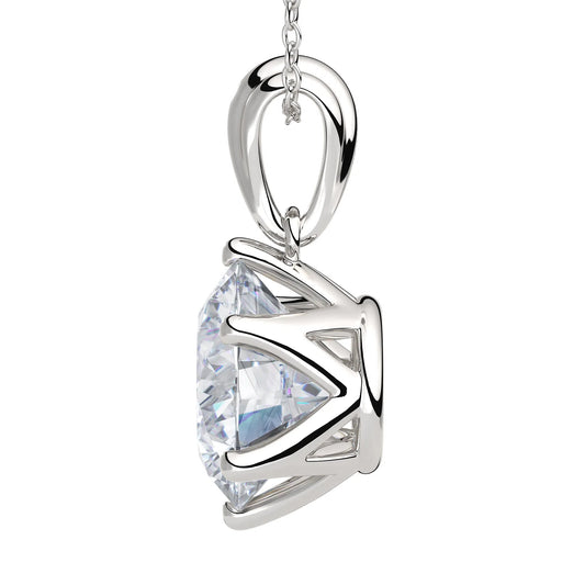 Suokko Timanttikorut -riipus valkokultaa, jossa istutettuna yksi timantti. Tuotekoodi KP09802BR600