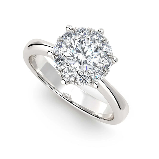 Suokko Timanttikorut -timanttisormus valkokultaa, jossa istutettuna 11 timanttia. Tuotekoodi KR06886DM200