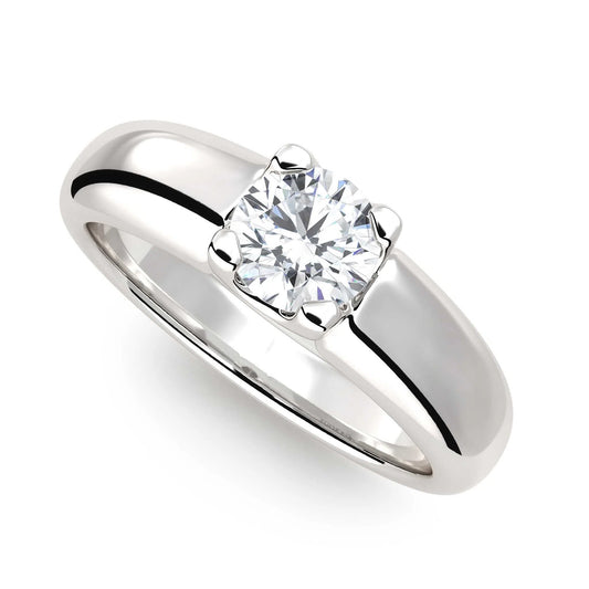 Suokko Timanttikorut -timanttisormus valkokultaa, jossa istutettuna yksi timantti. Tuotekoodi KR09165BR60