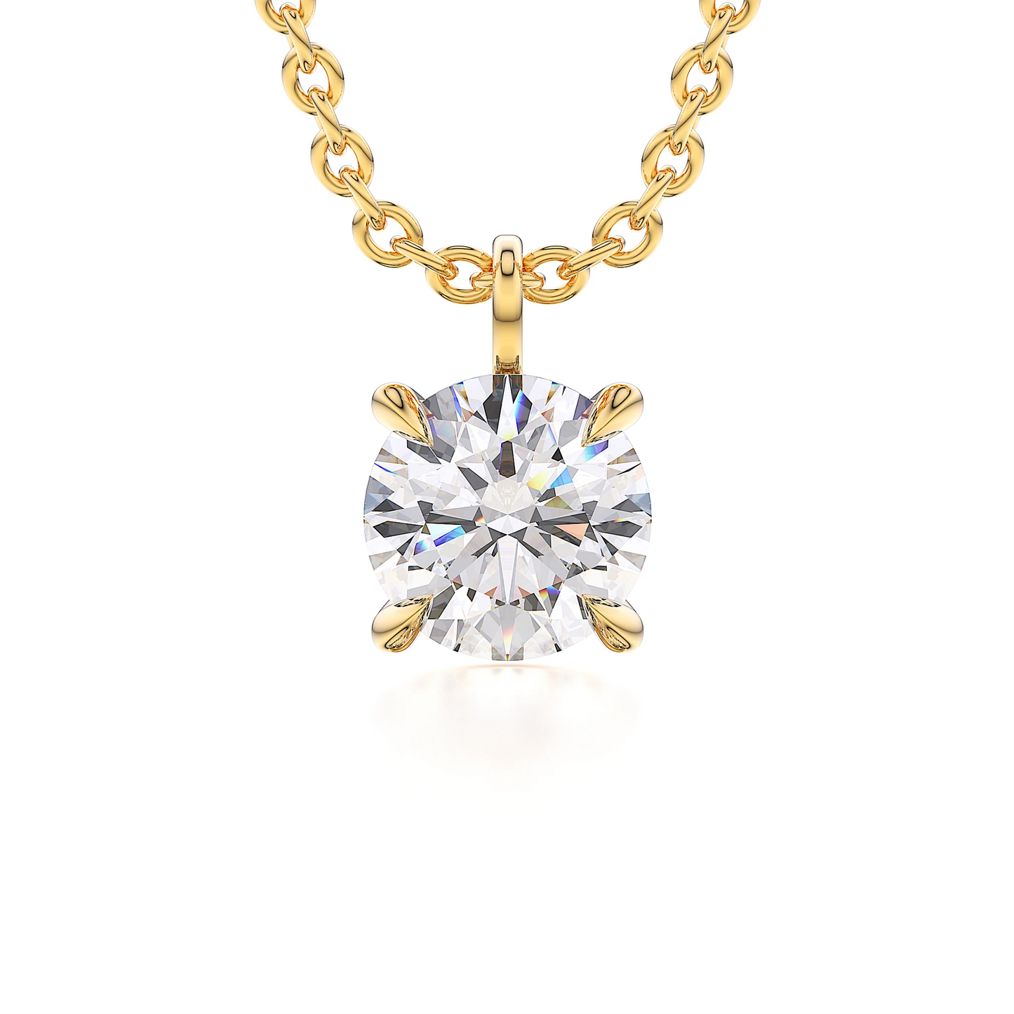 Suokko Timanttikorut -kaulakoru keltakultaa, jossa istutettuna 1 timantti. Tuotekoodi SP077BR30