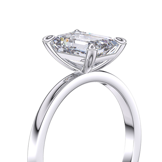 Suokko Timanttikorut -timanttisormus valkokultaa, jossa istutettuna 1 timantti. Tuotekoodi SR005EM200