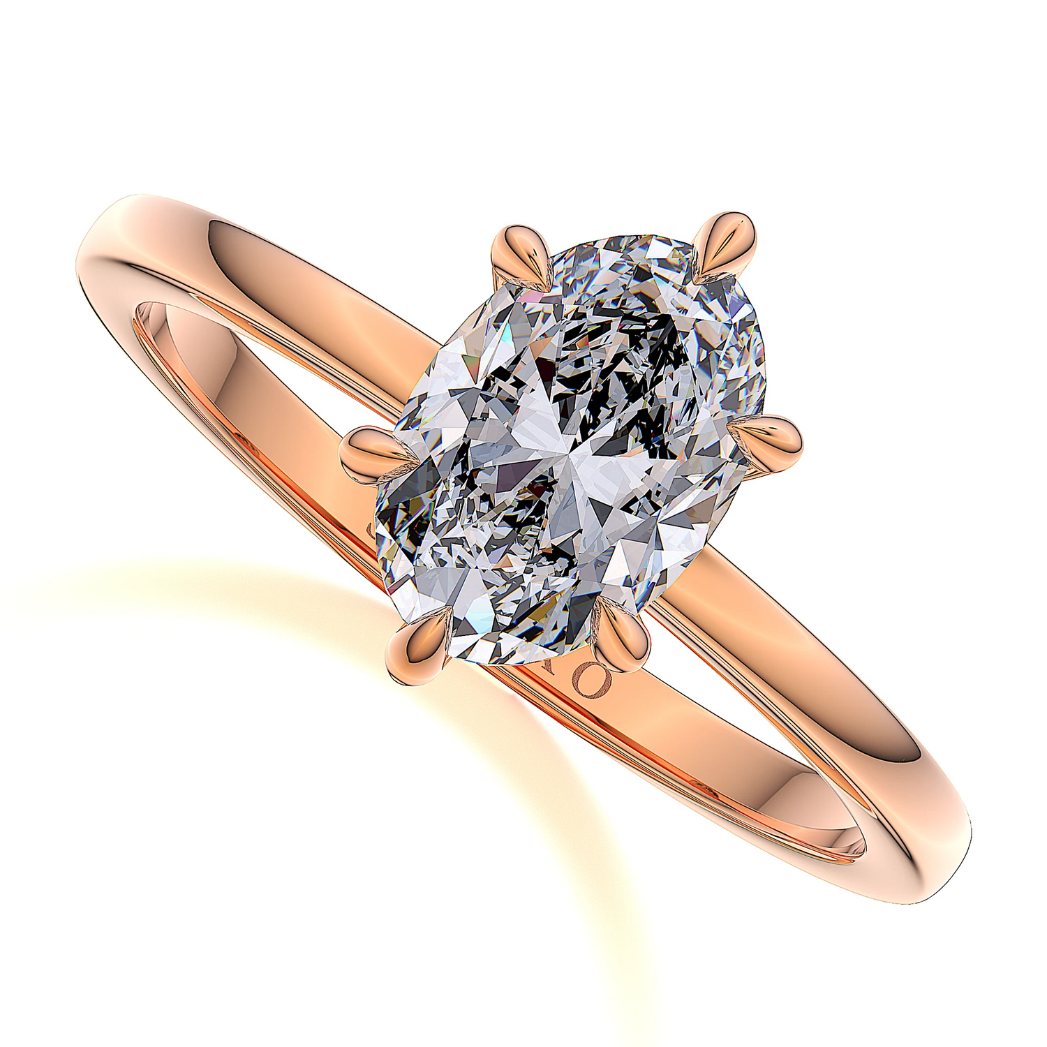 Suokko Timanttikorut -timanttisormus ruusukultaa, jossa istutettuna 1 timantti. Tuotekoodi SR007OV150