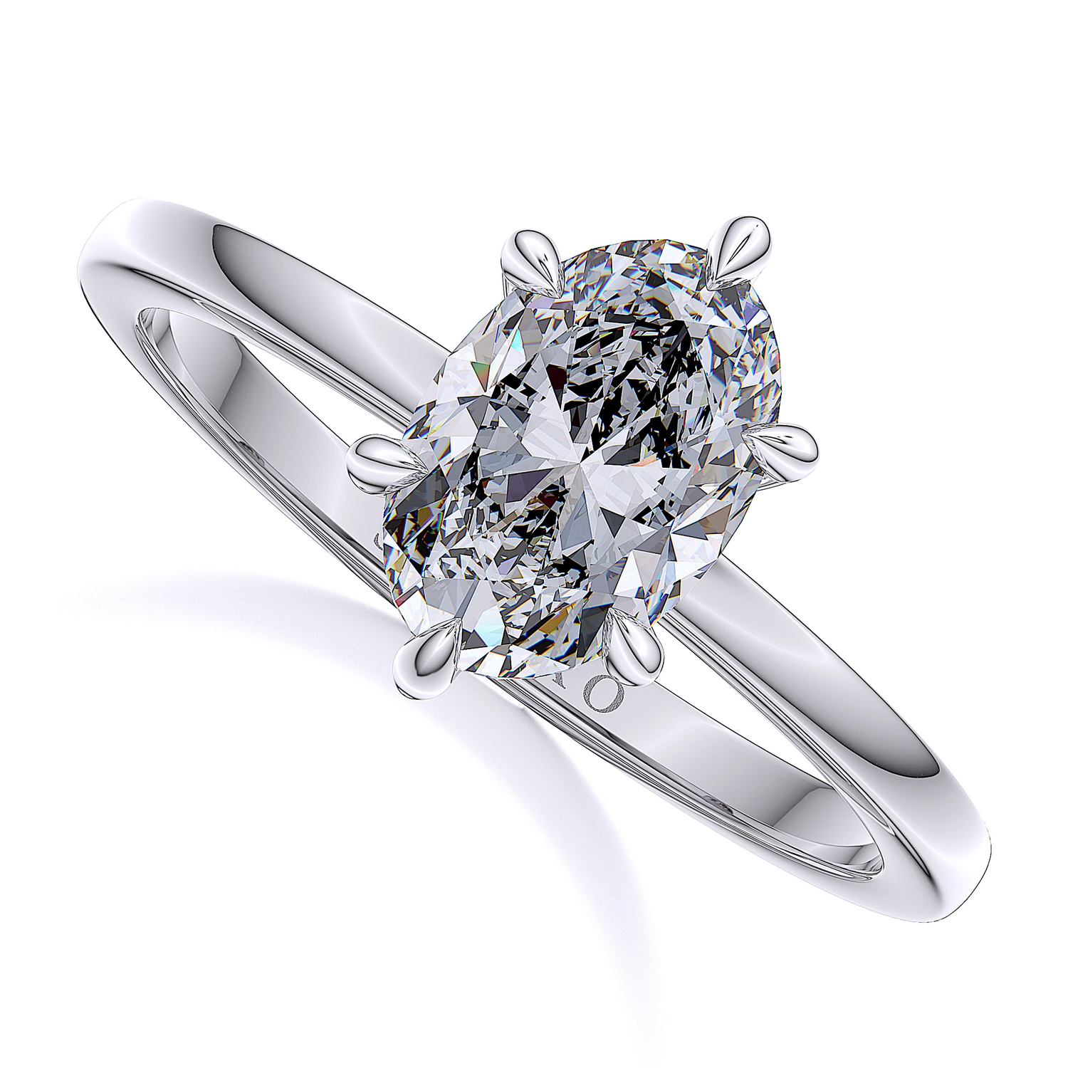 Suokko Timanttikorut -timanttisormus valkokultaa, jossa istutettuna 1 timantti. Tuotekoodi SR007OV150