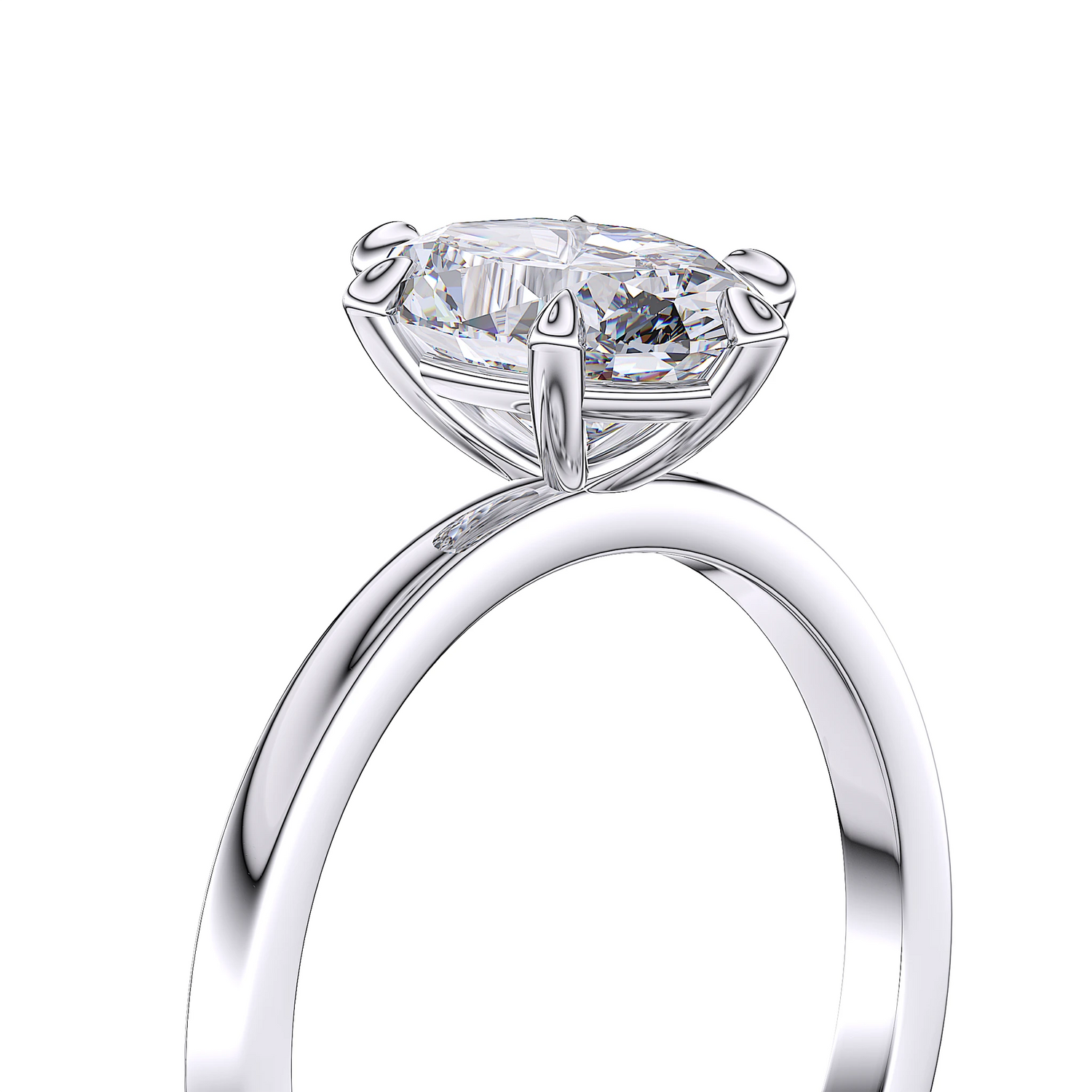 Suokko Timanttikorut -timanttisormus valkokultaa, jossa istutettuna 1 timantti. Tuotekoodi SR007OV150