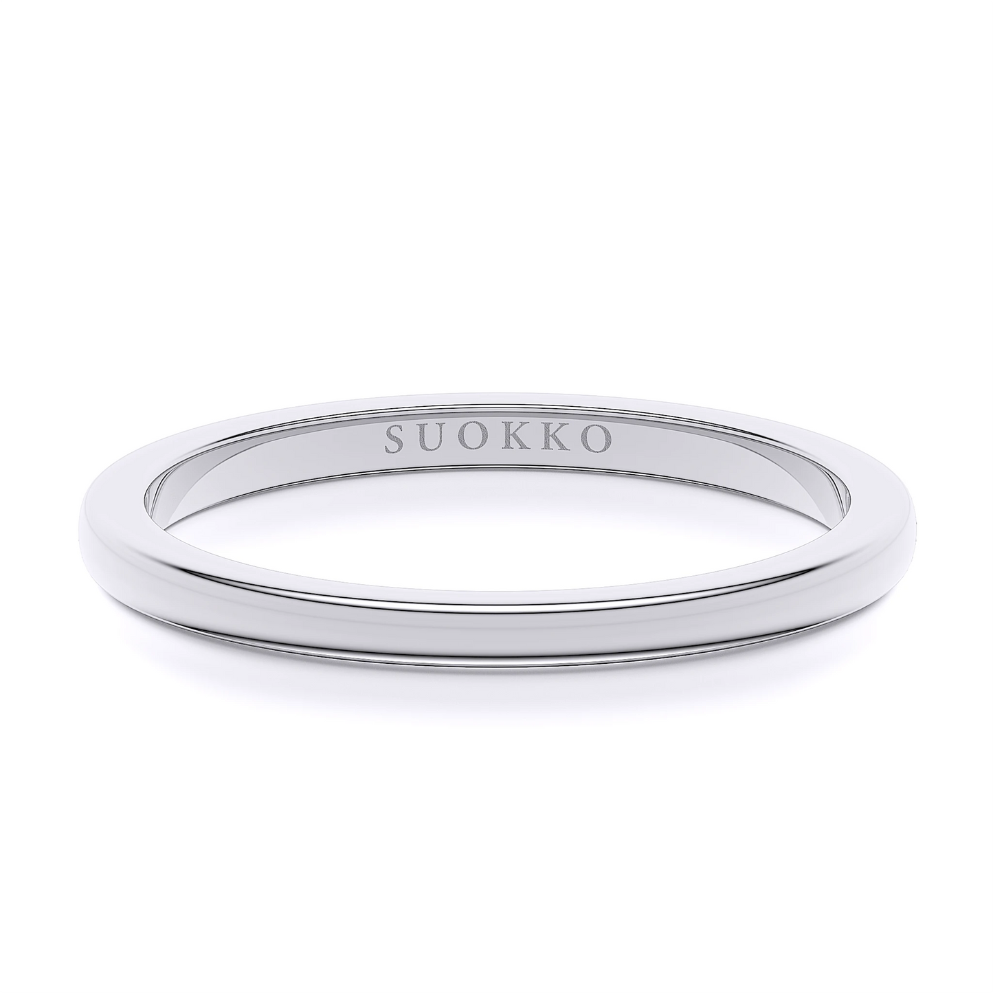 Suokko Timanttikorut -timanttisormus valkokultaa. Tuotekoodi SR219