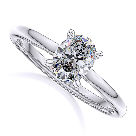 Suokko Timanttikorut -timanttisormus valkokultaa, jossa istutettuna 25 timanttia. Tuotekoodi SR225OV100