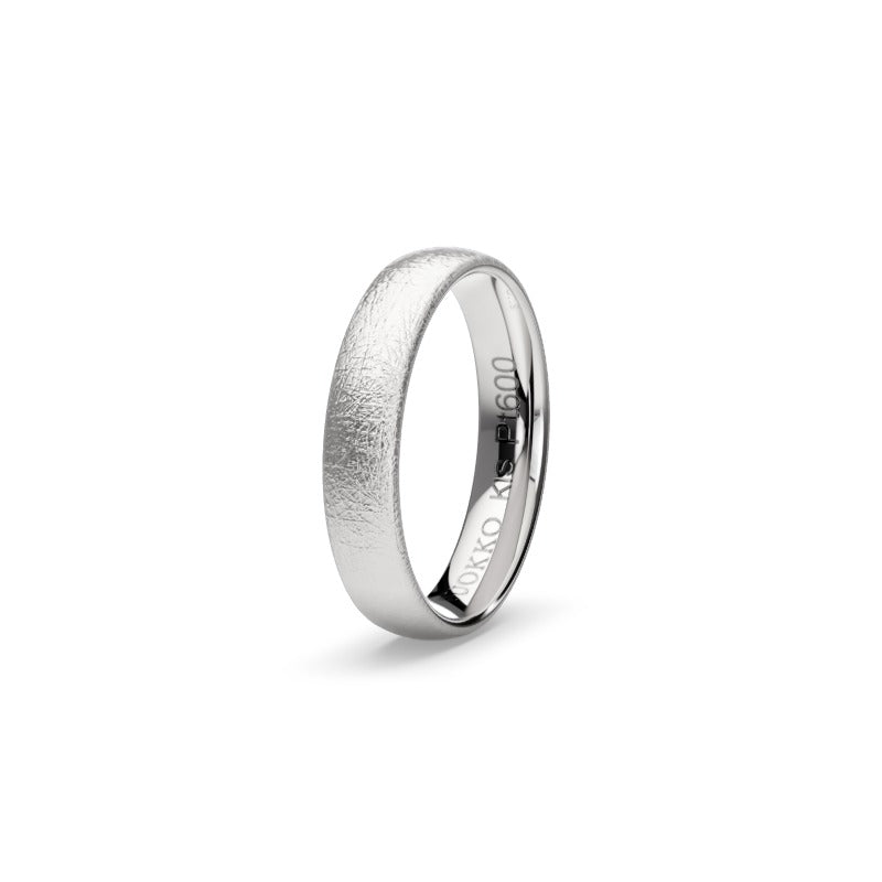 Laine – platinainen sormus, edestä