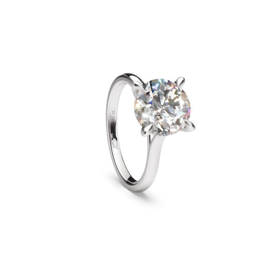 Amanda S A BR300 17 – valkokultainen solitaire-sormus