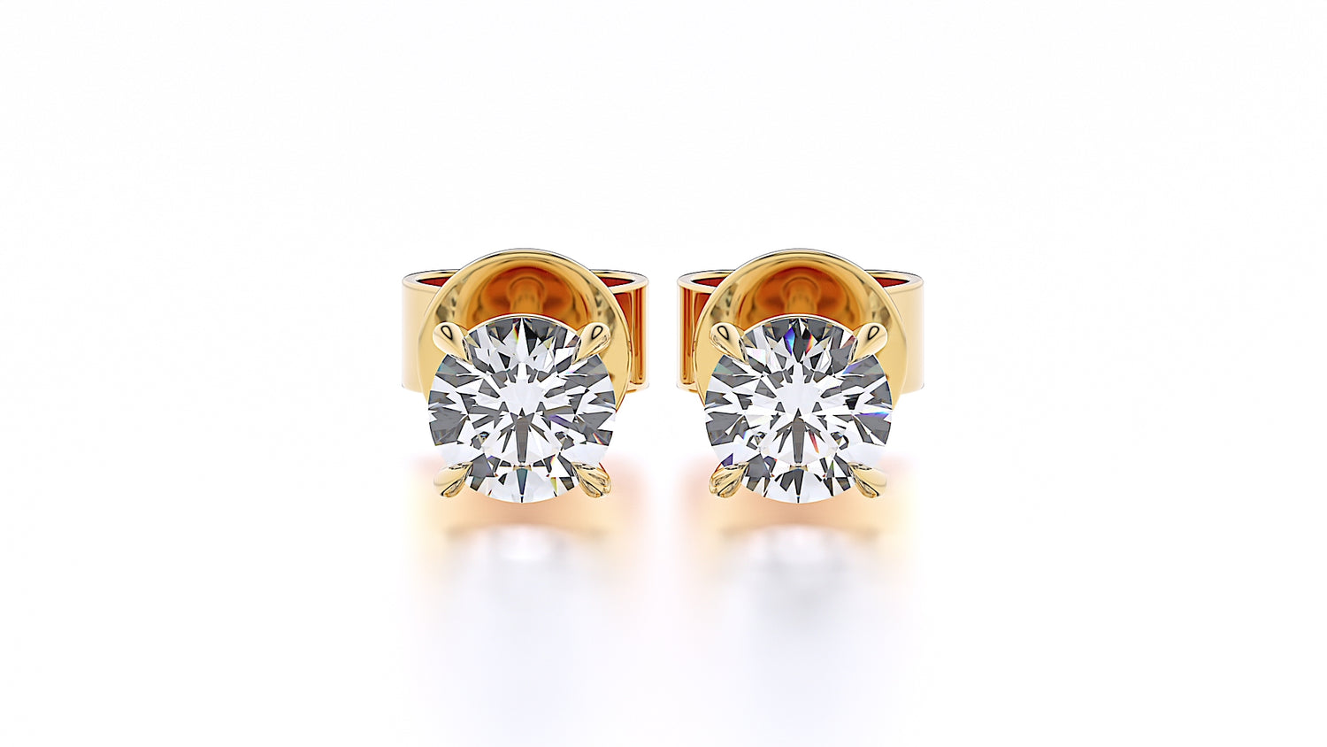 Suokko Timanttikorut -korvakorut keltakultaa, joissa istutettuna 2 timanttia. Tuotekoodi SE082BR40