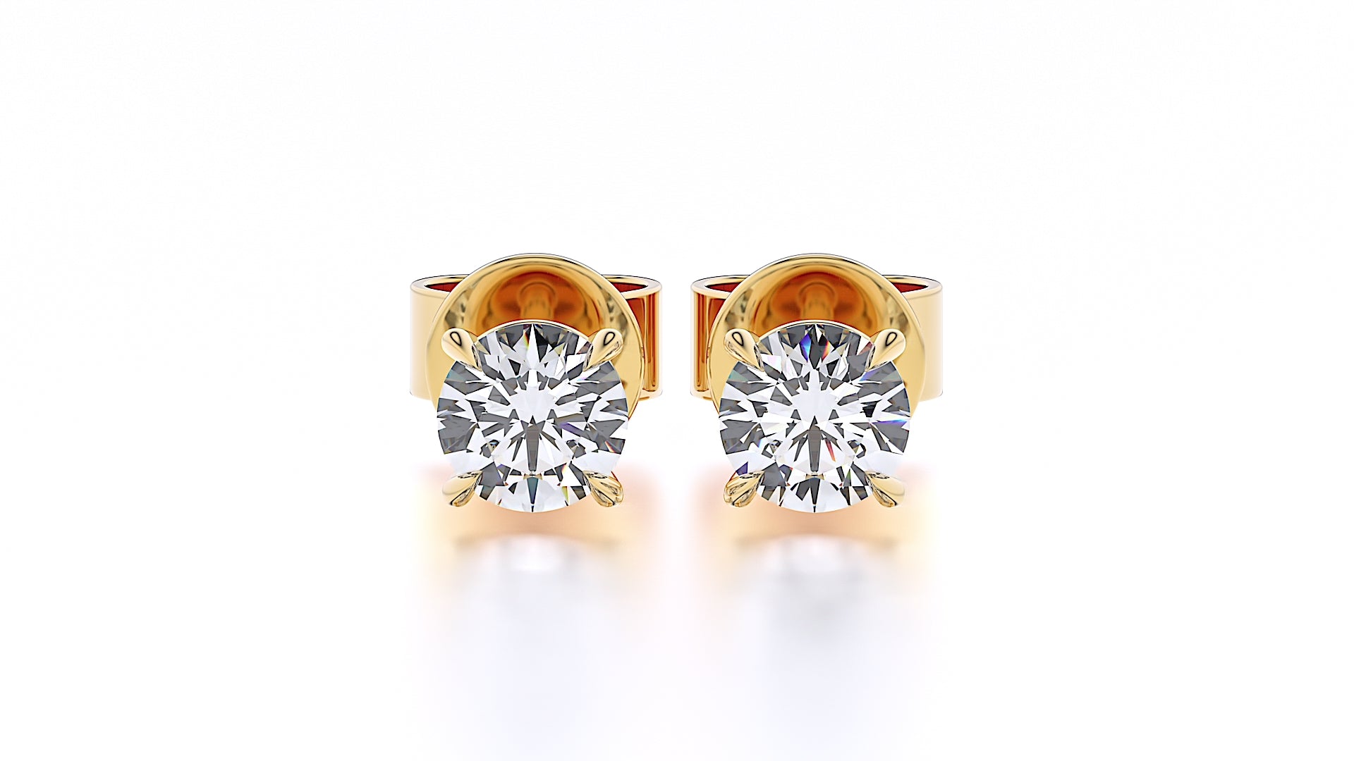 Suokko Timanttikorut -korvakorut keltakultaa, joissa istutettuna 2 timanttia. Tuotekoodi SE082BR40