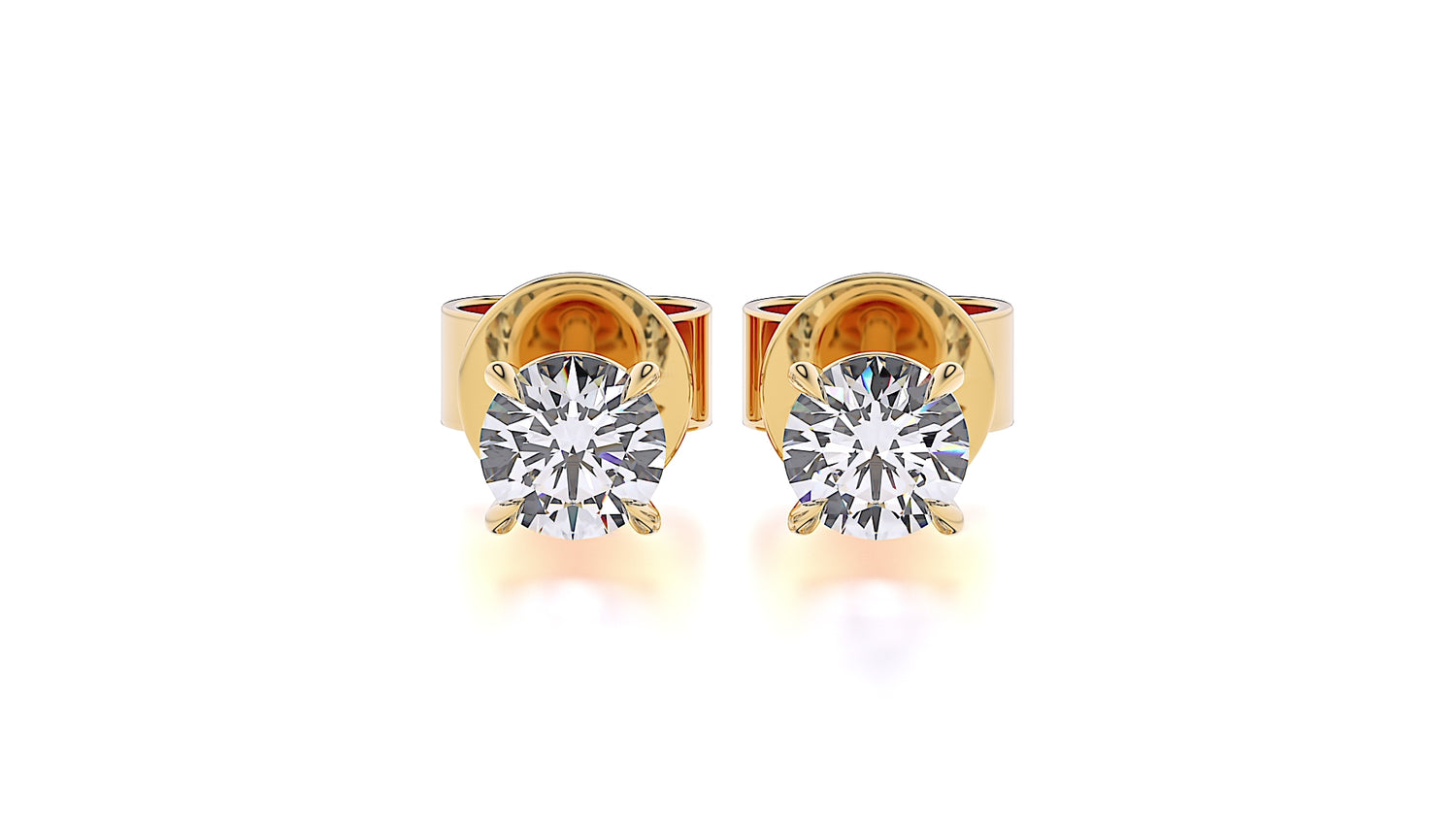 Suokko Timanttikorut -korvakorut keltakultaa, joissa istutettuna 2 timanttia. Tuotekoodi SE081BR30